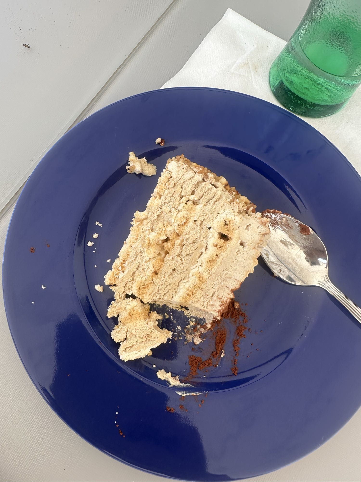 Part de gâteau à la crème