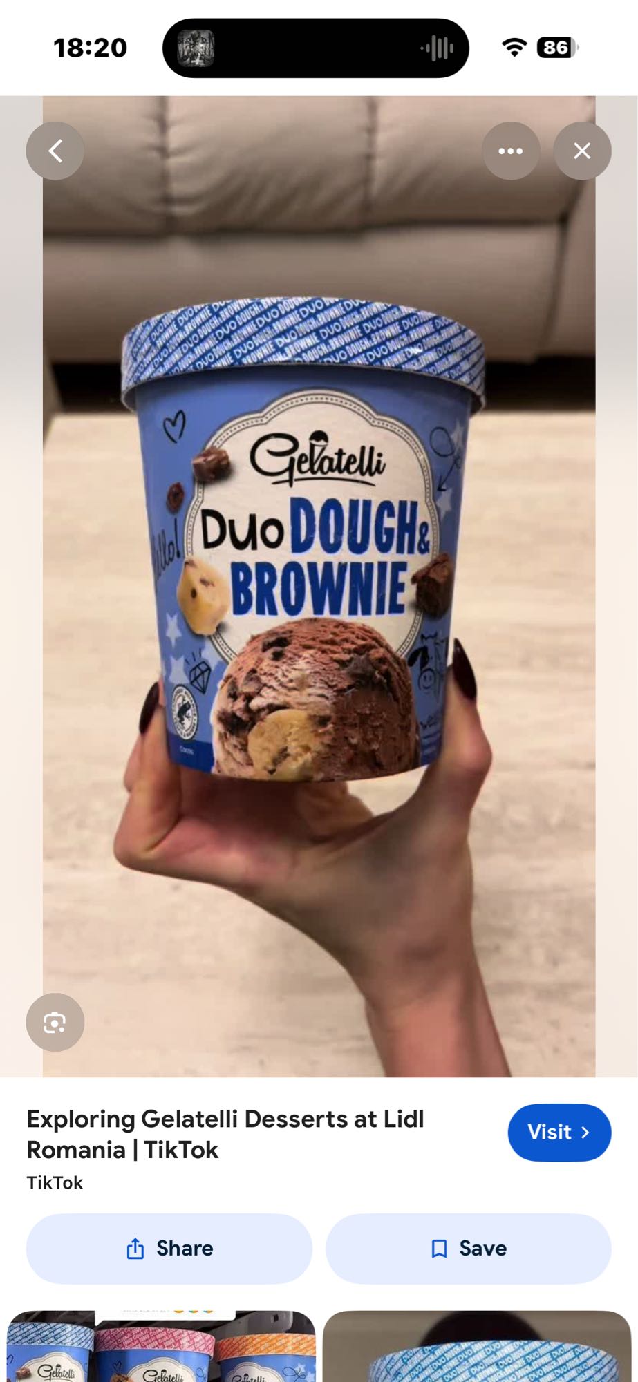 Duo Dough Brownie Ice Cream