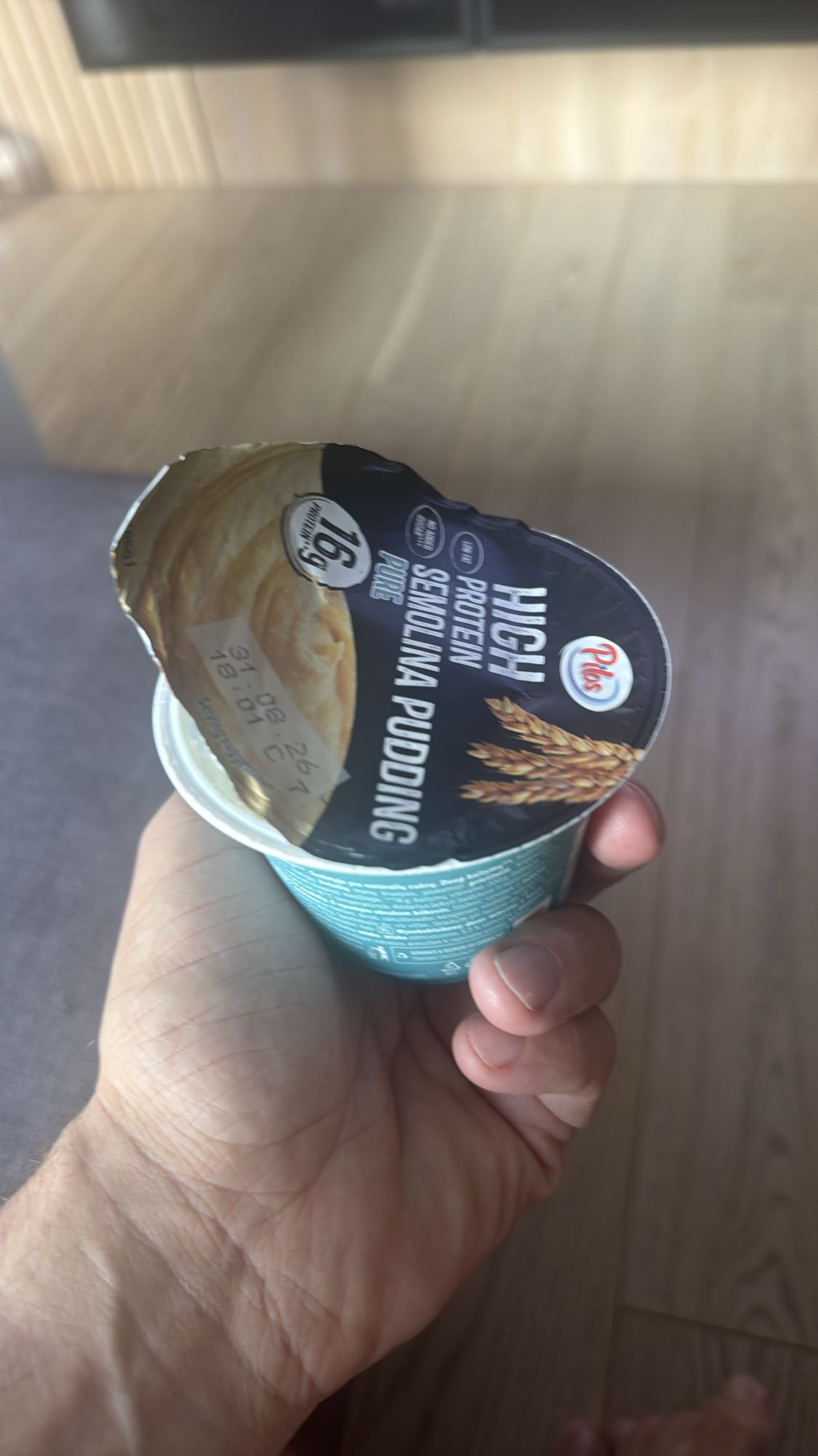 pudding proteinowy waniliowy