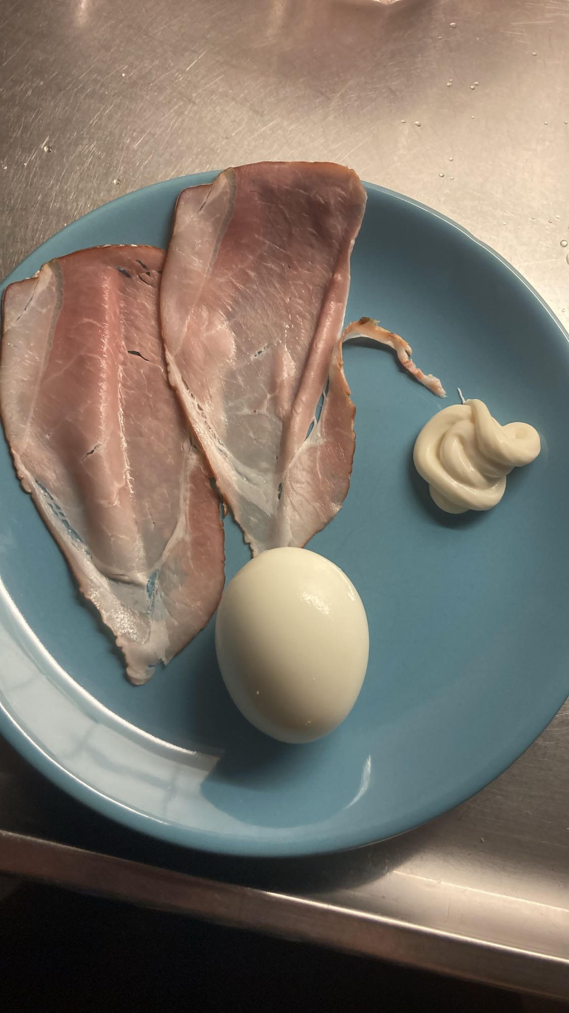 Skinka med ägg