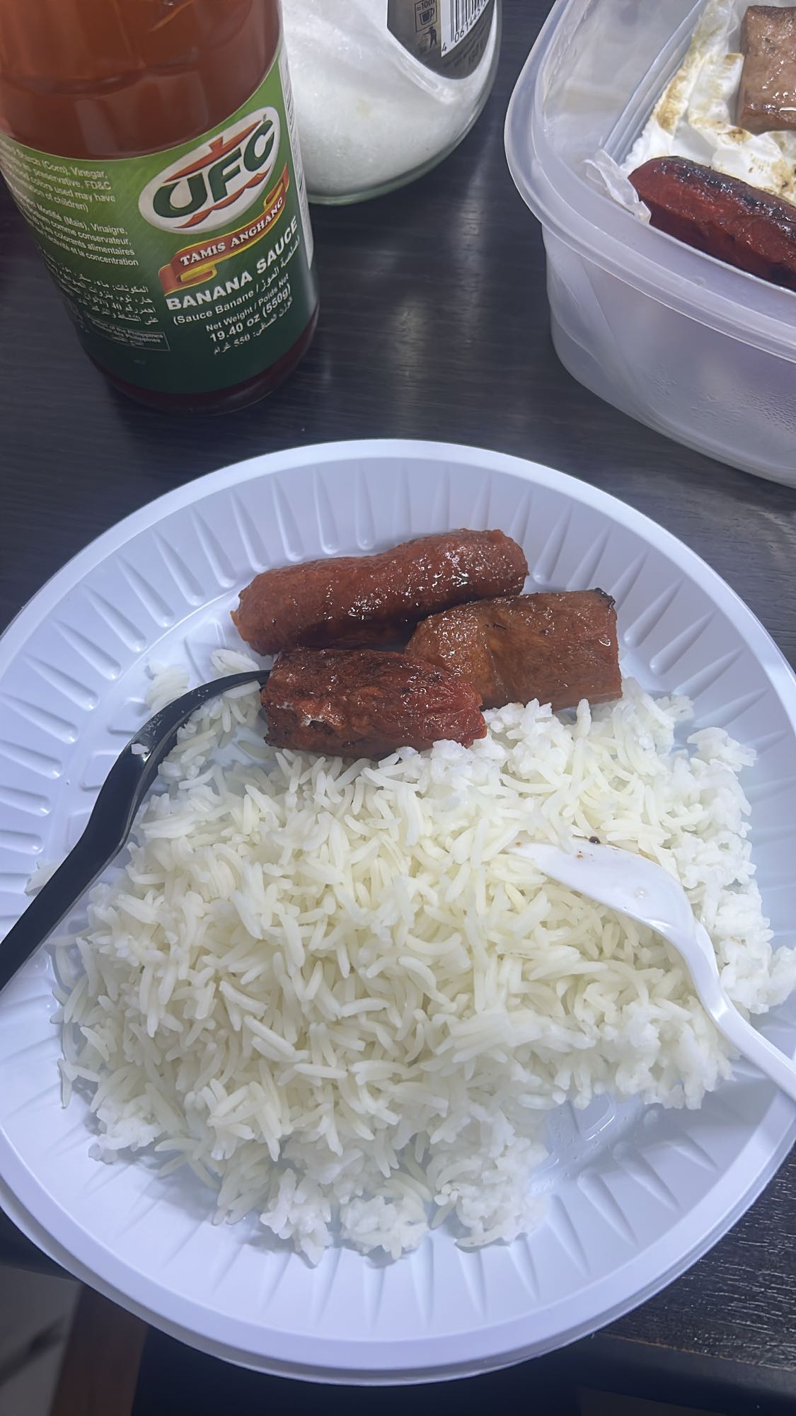 Rice with sausage