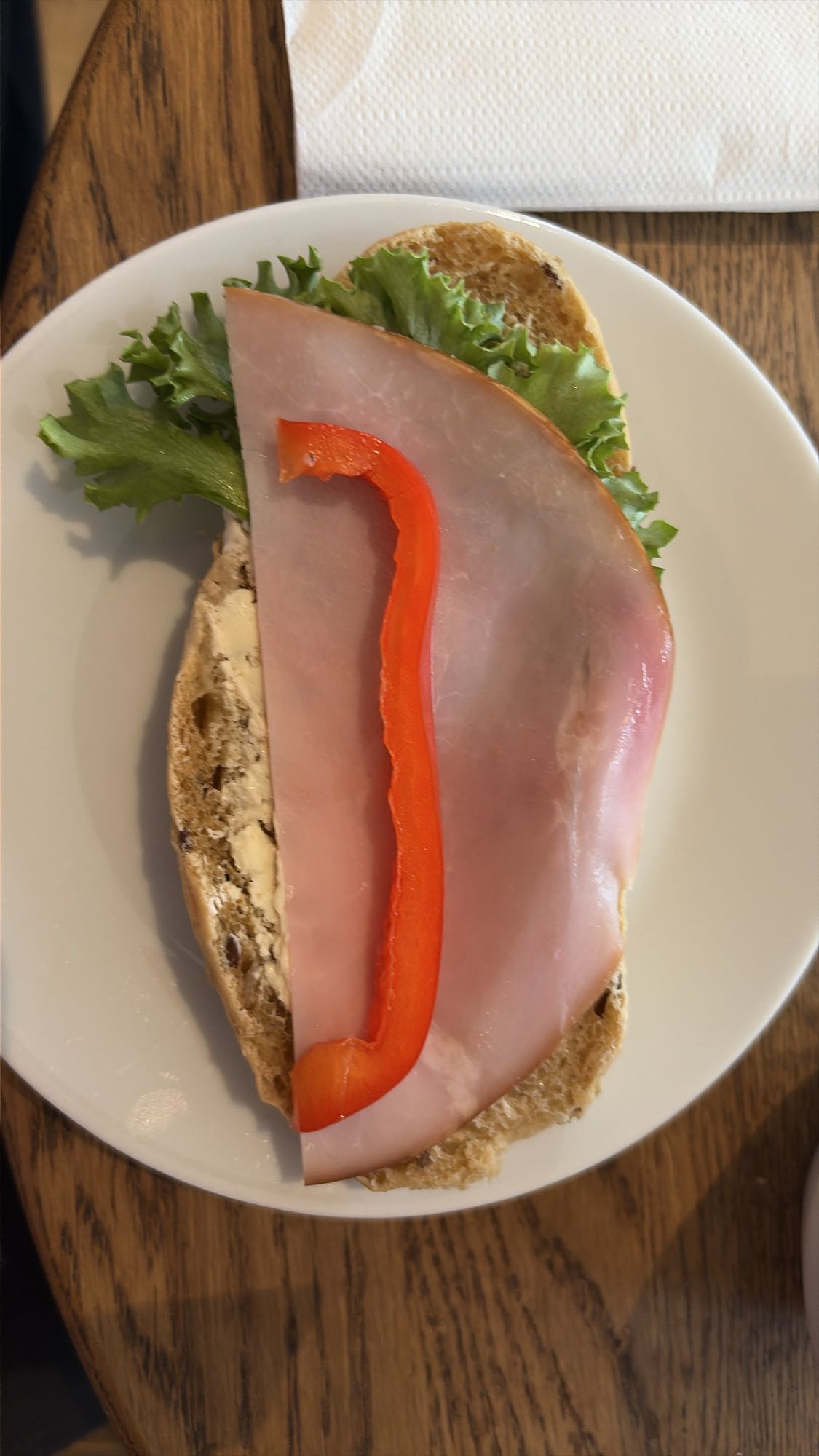 Smörgås med skinka