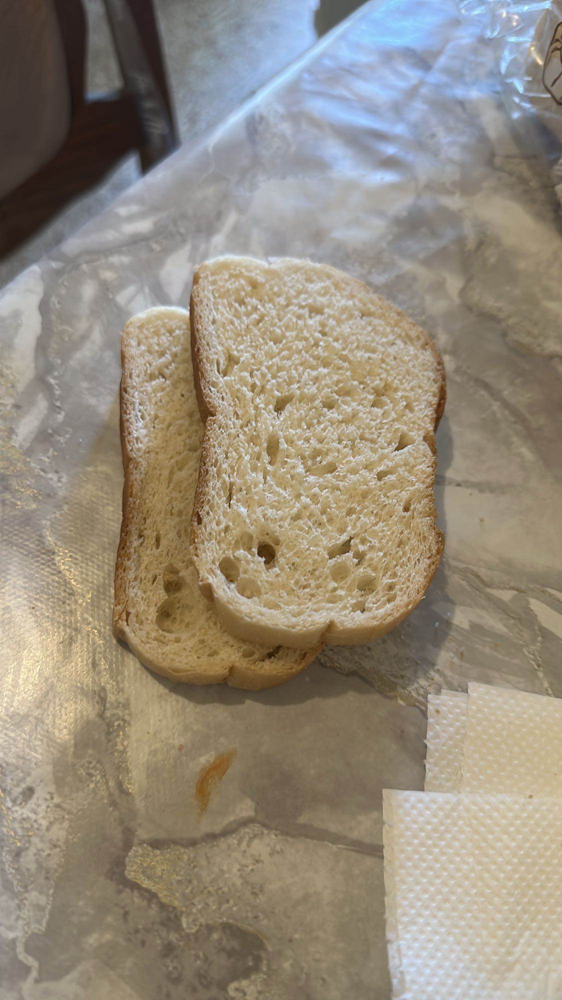White Bread Slices