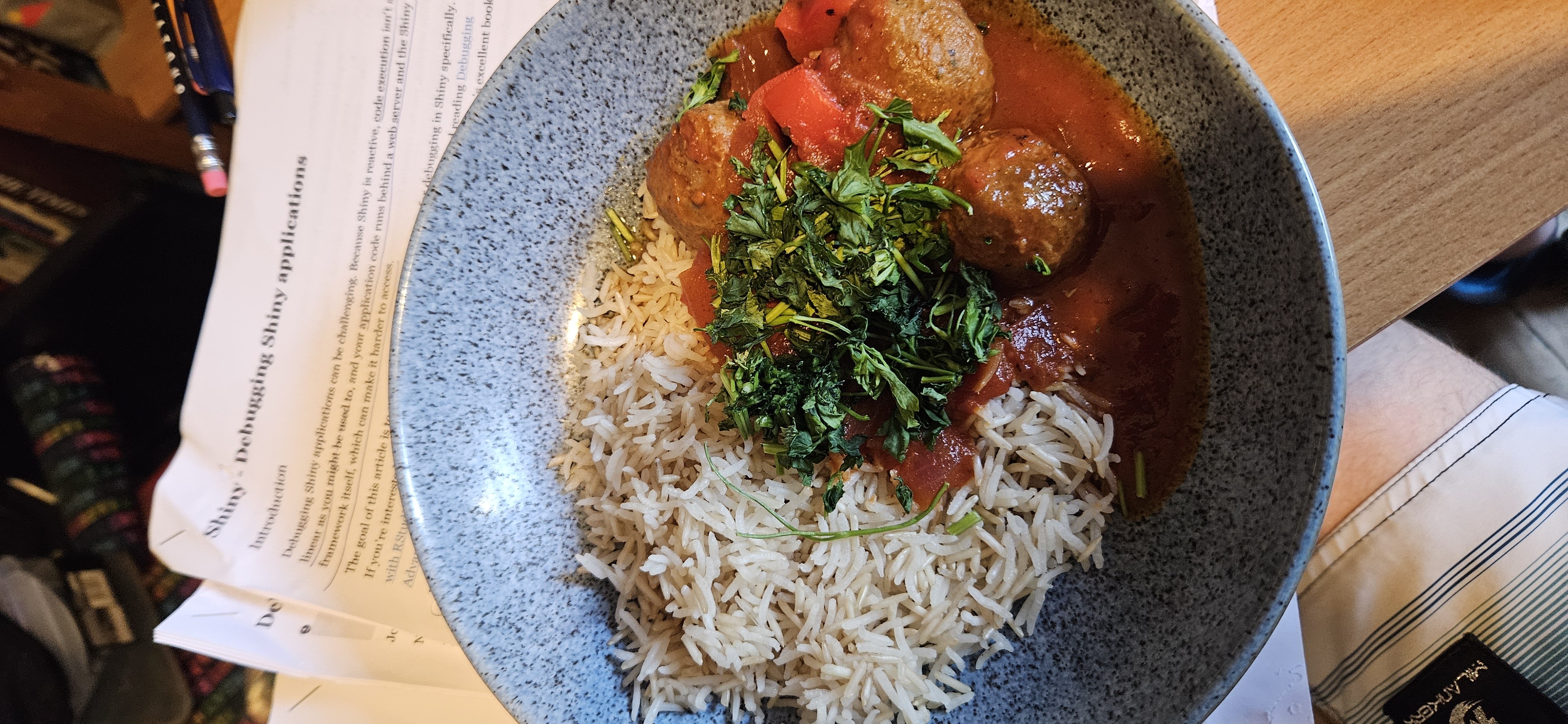 Meatballs with Rice