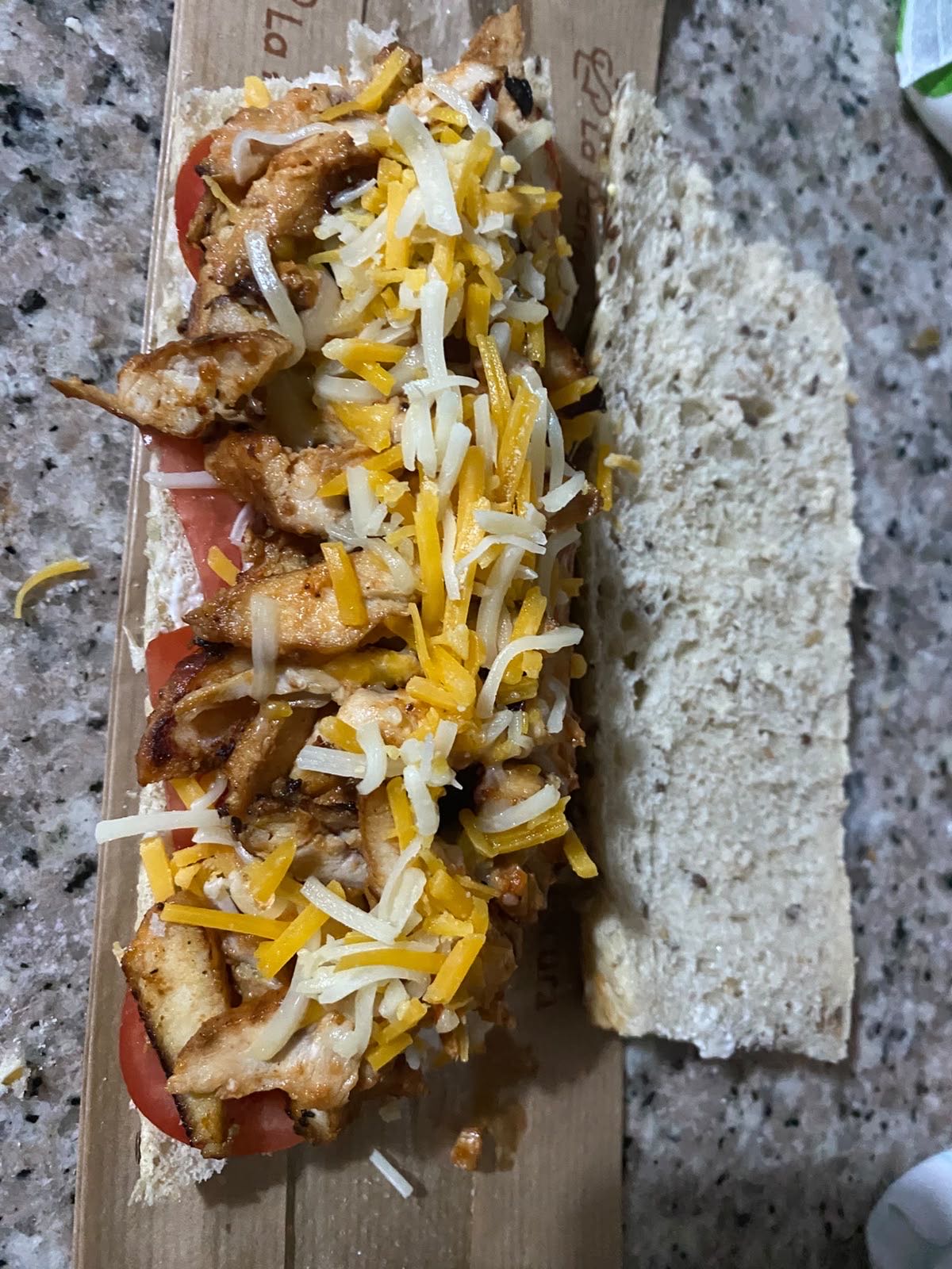 bocadillo de pollo