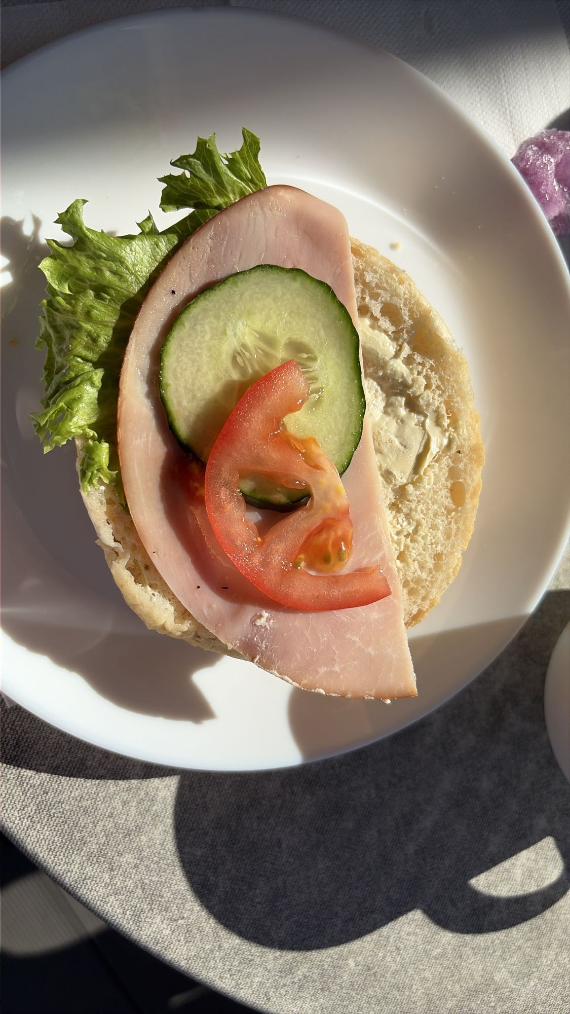 Smörgås med skinka