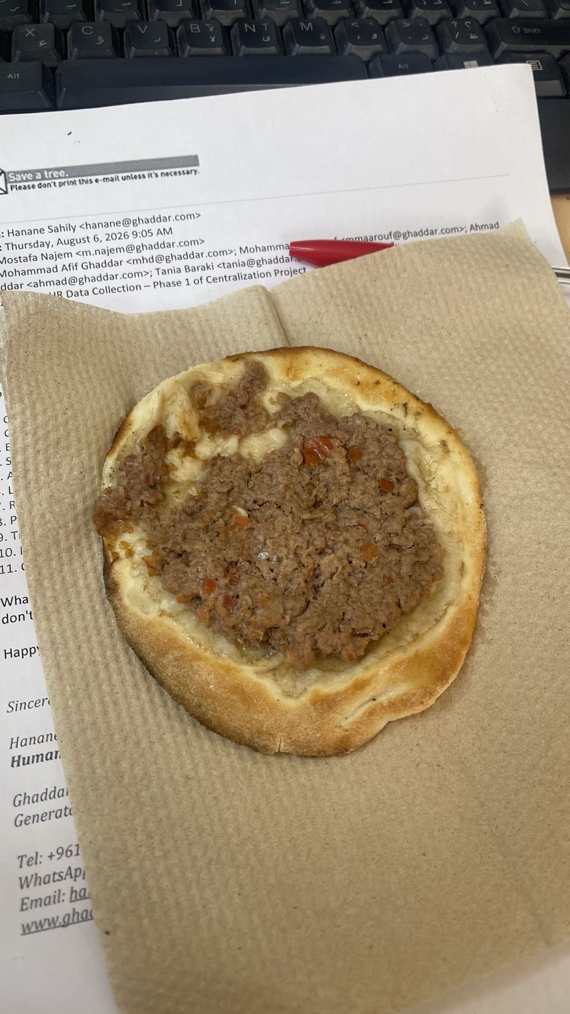 Meat Flatbread