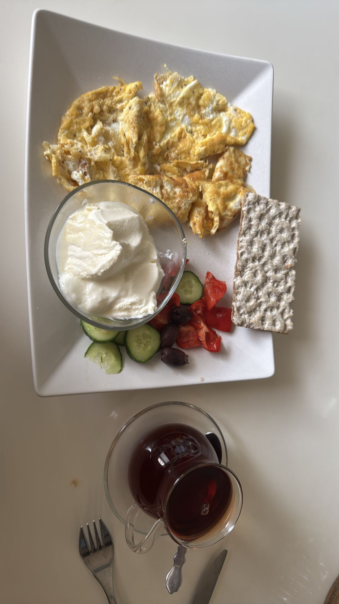 Ägg med yoghurt