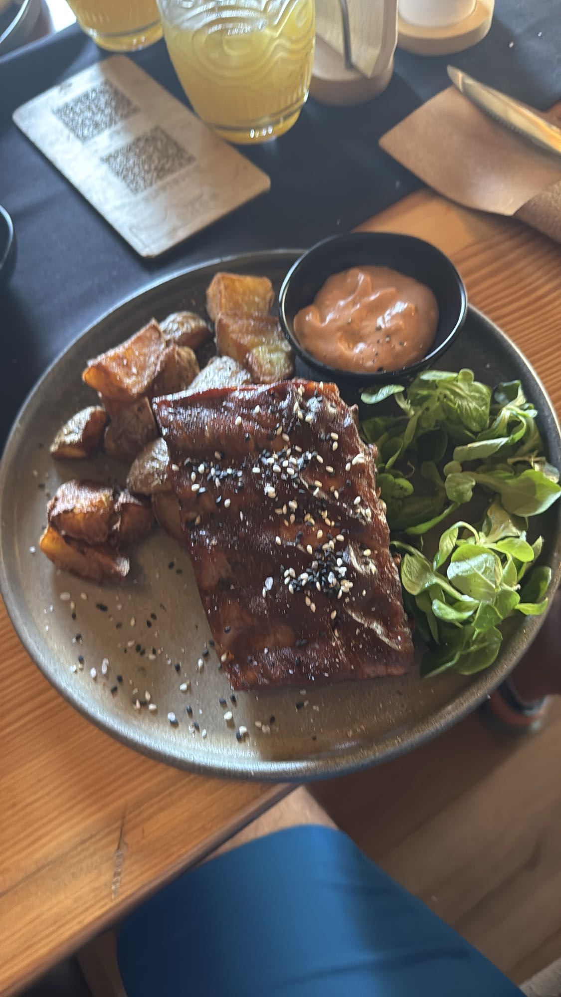 Glazed Ribs Plate