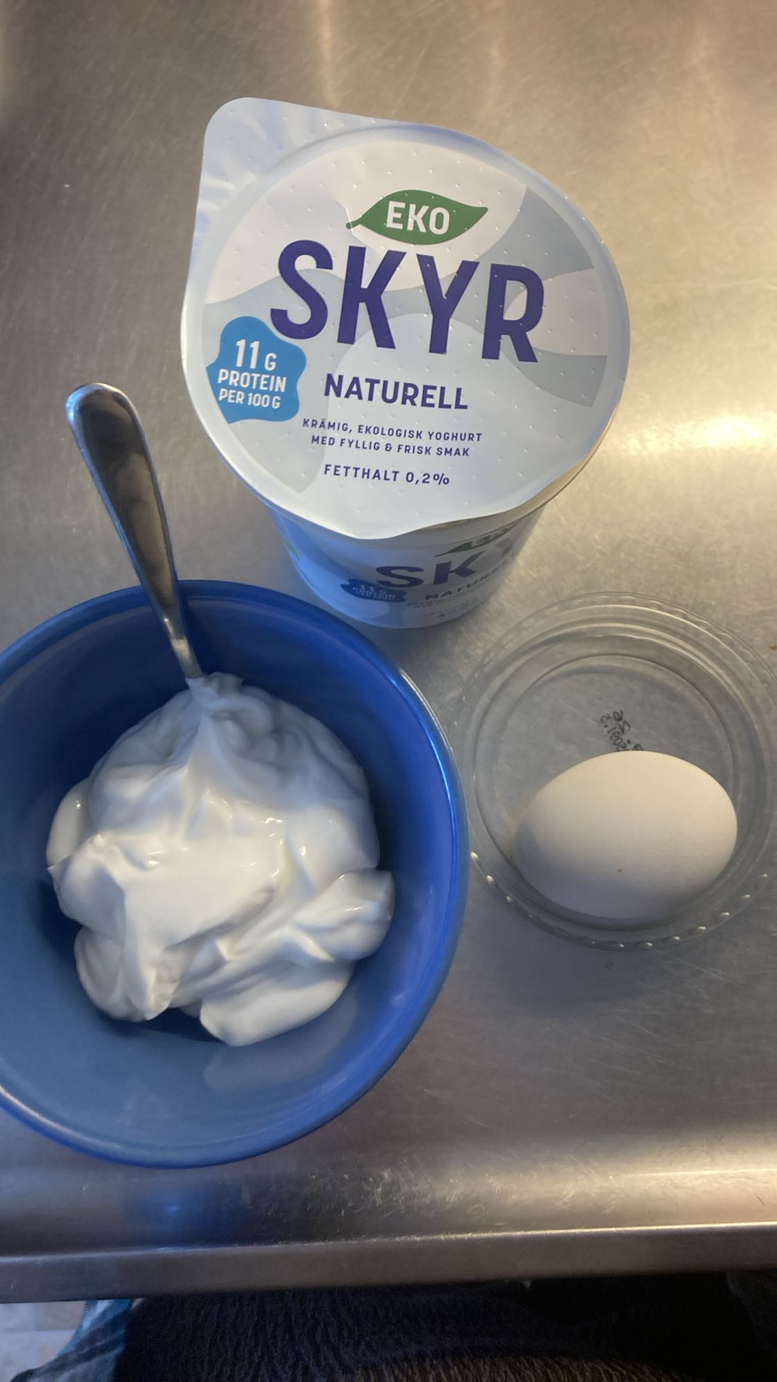 Skyr med ägg