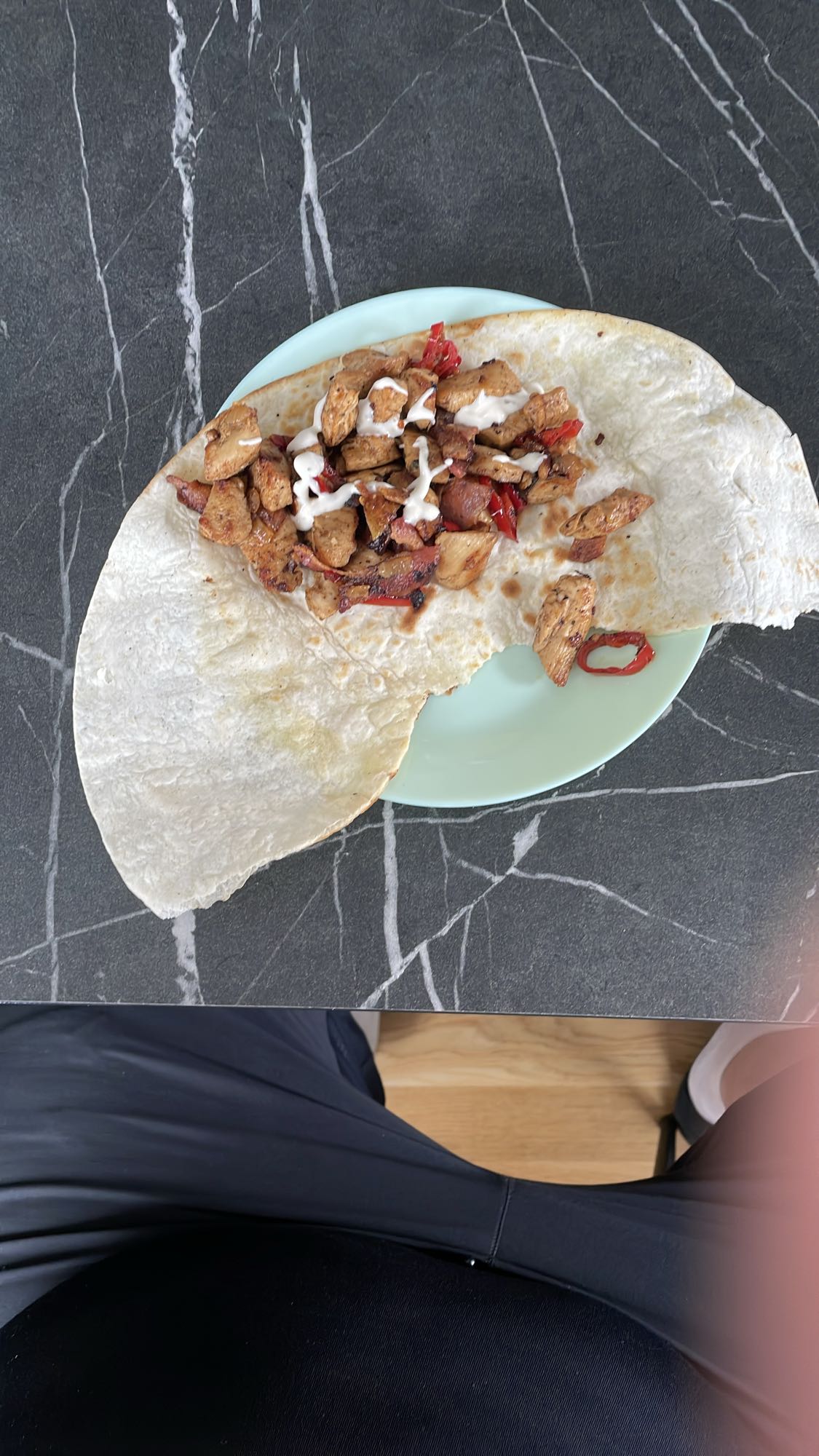 Kycklingwrap
