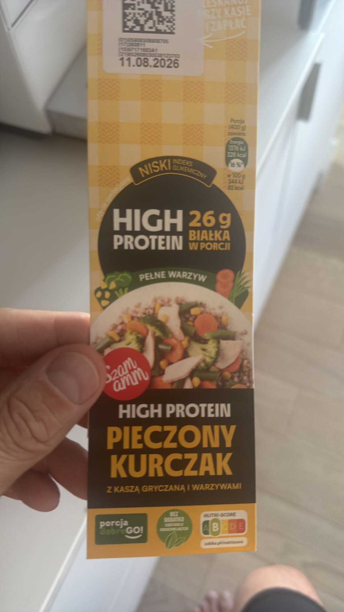 Pieczony kurczak z kaszą