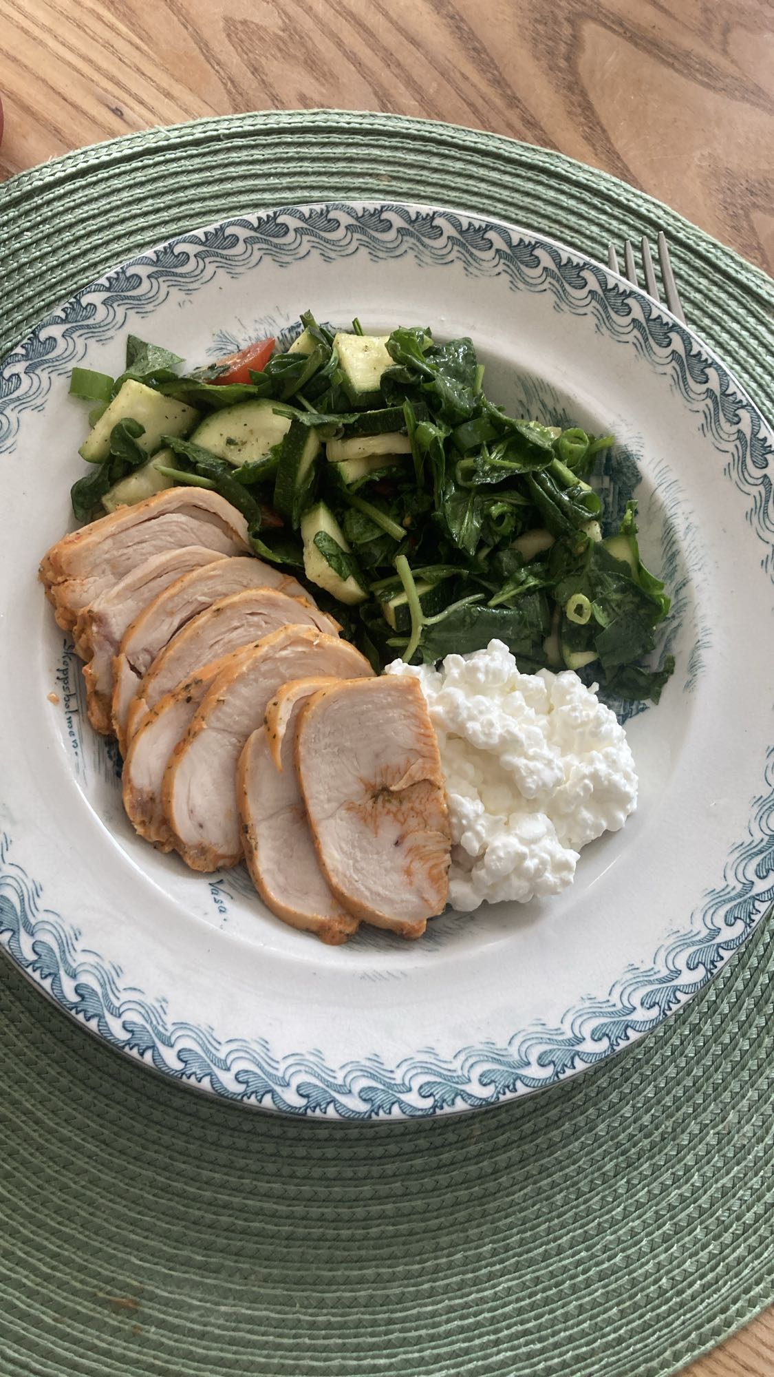 Kyckling med sallad