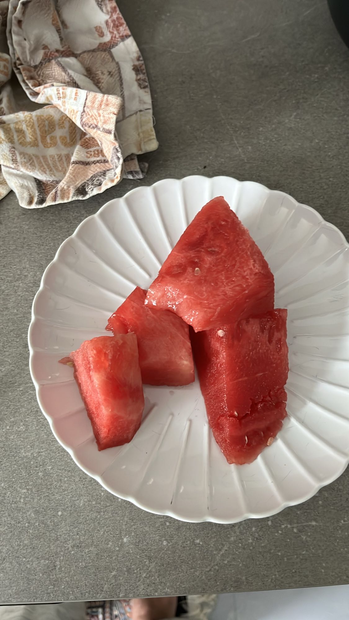 Vattenmelonbitar