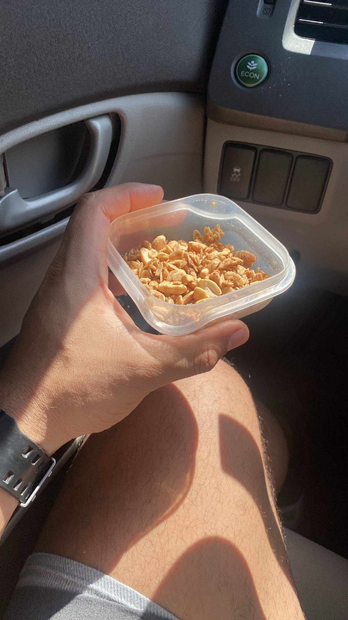 granola con cacahuates