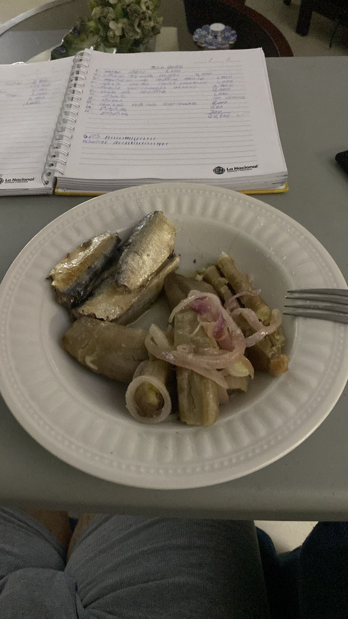 sardinas con yuca