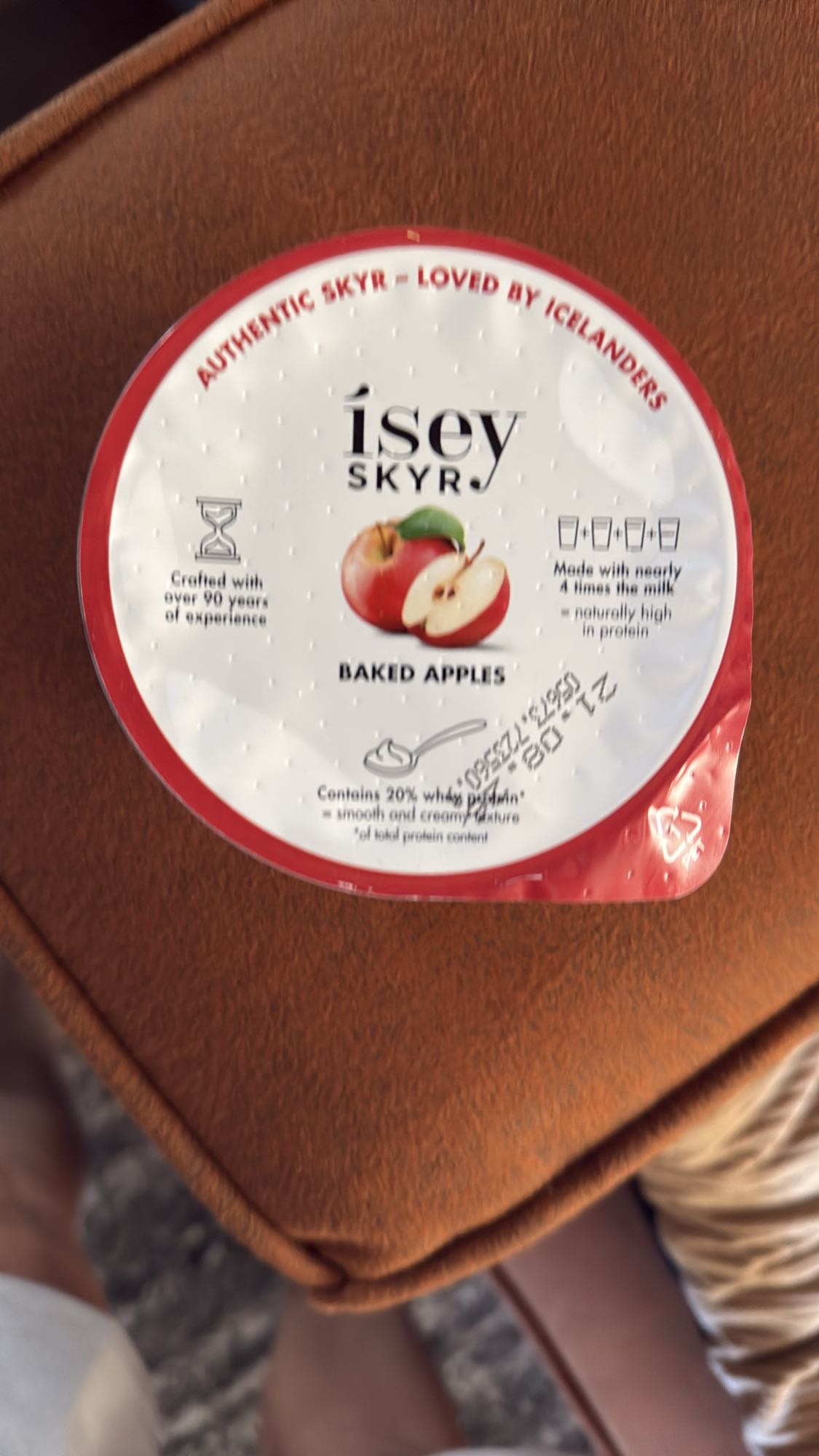 Skyr met gebakken appel