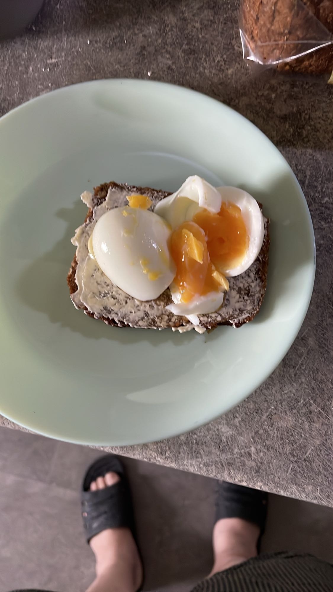 Smörgås med ägg