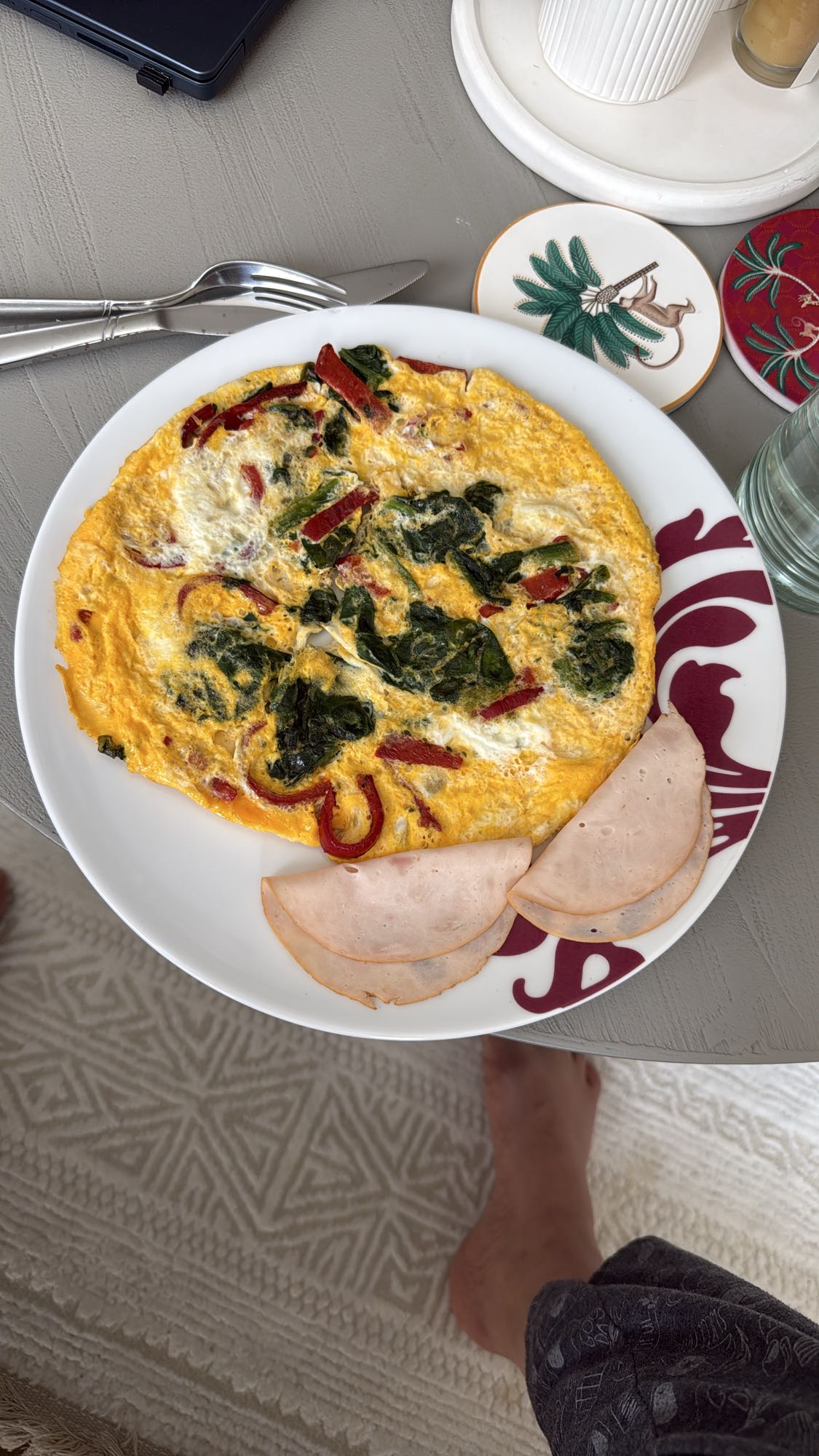Ispanaklı omlet