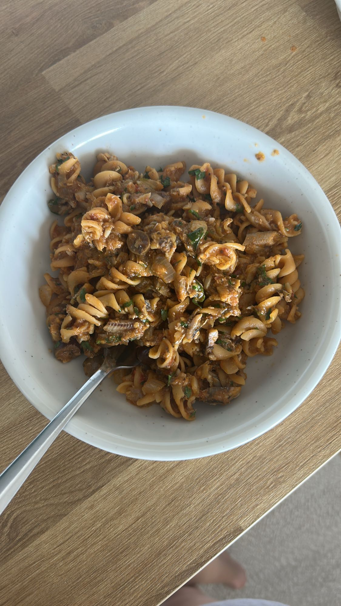 Sardine Lentil Pasta