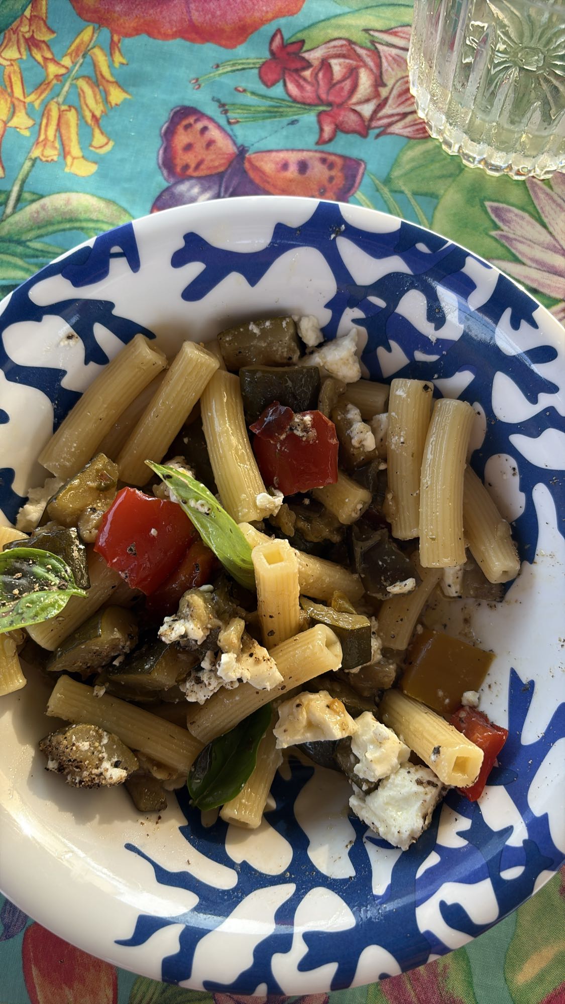 Vegetable Feta Pasta