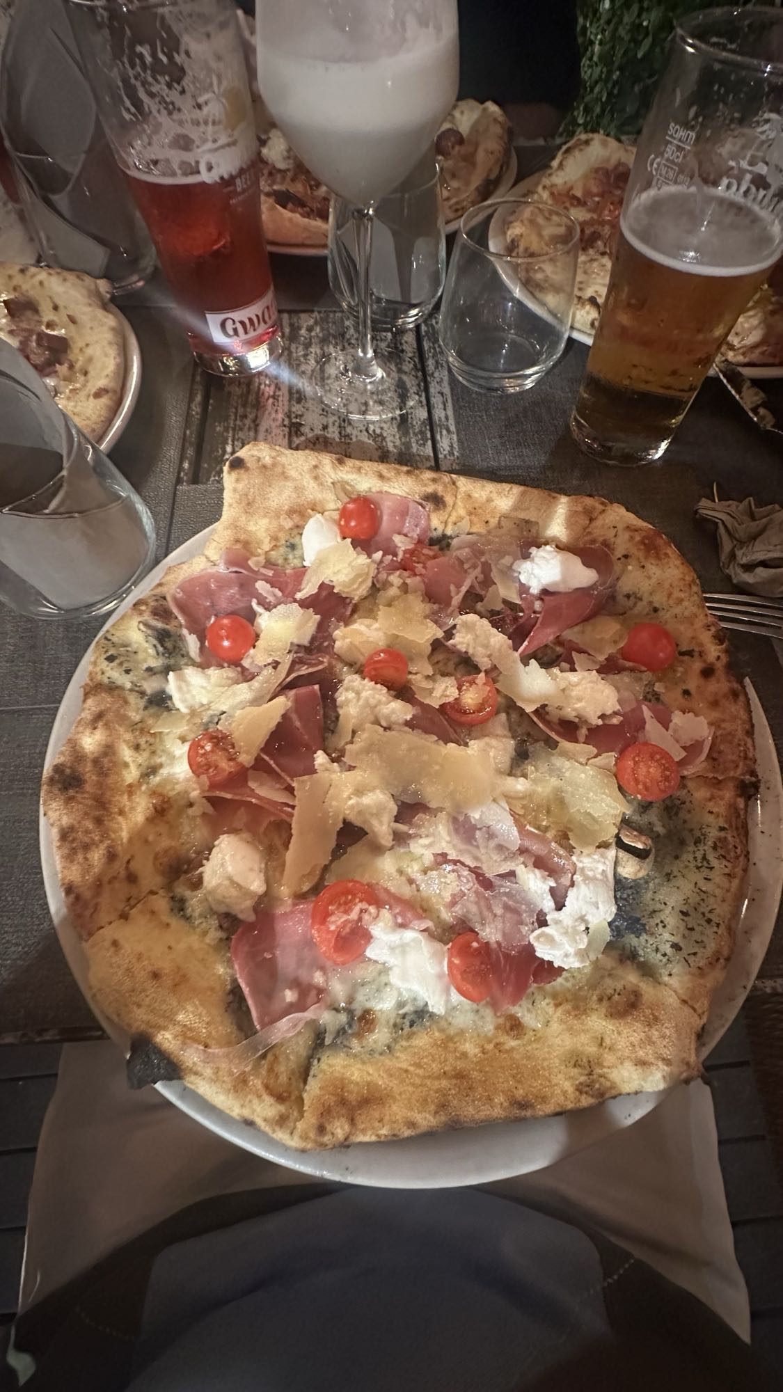 Pizza jambon fromage