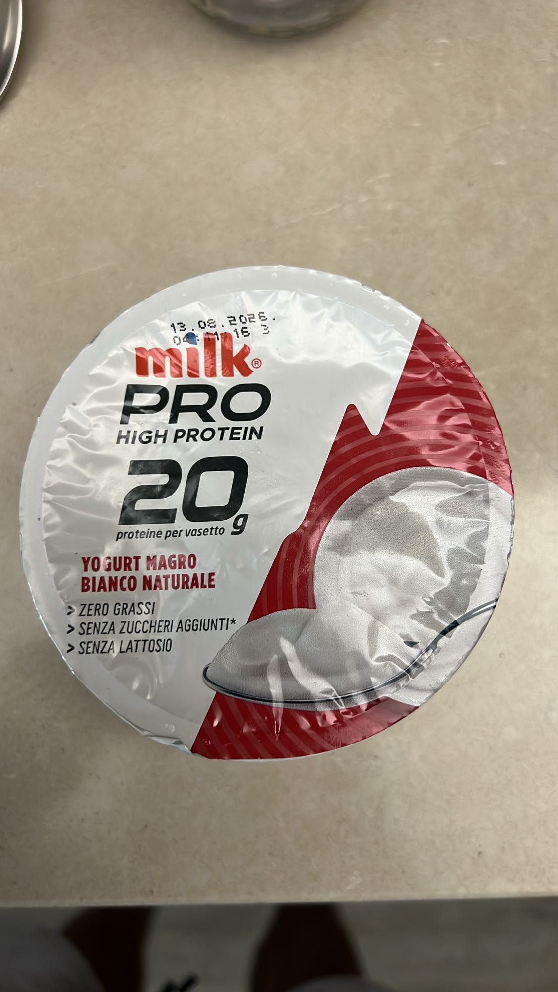 Yogurt proteico bianco