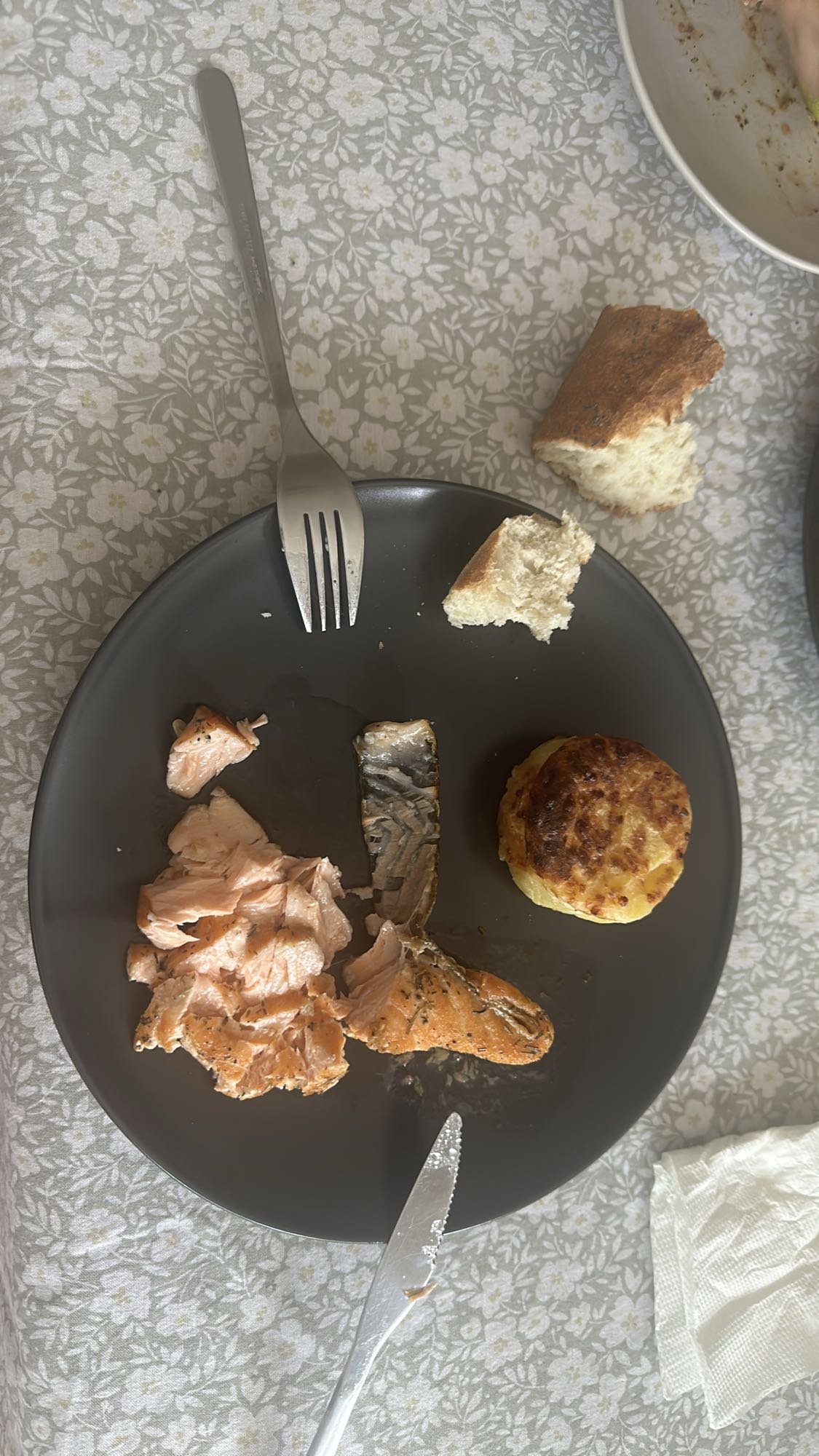 Salmon Bread Meal