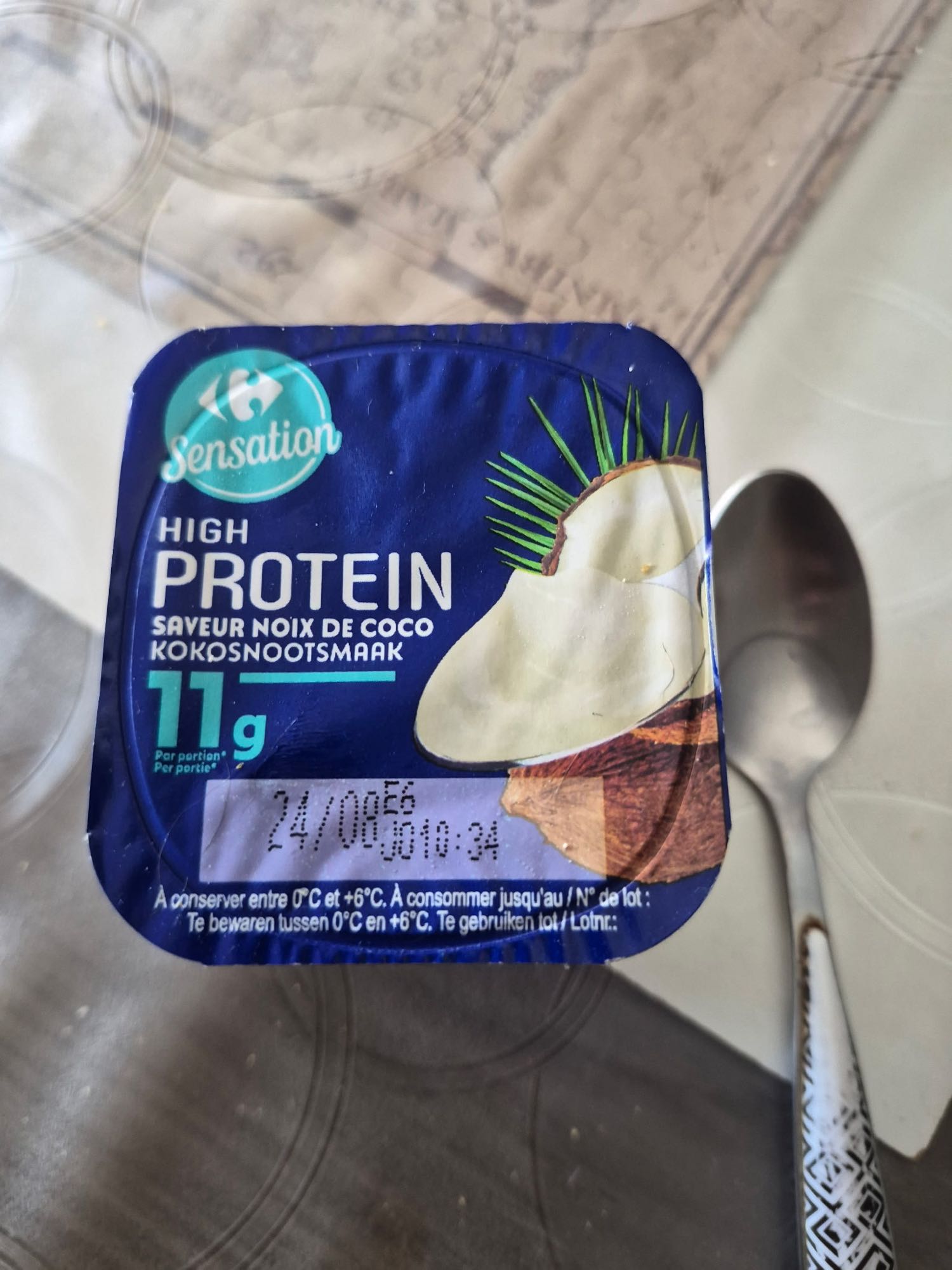 Yaourt protéiné coco