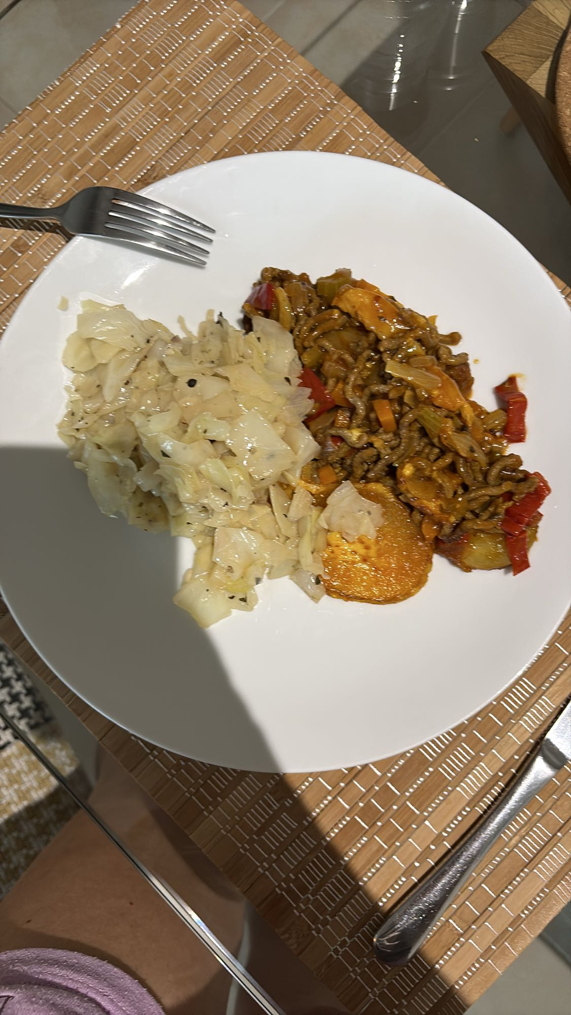 Cabbage Beef Stir Fry
