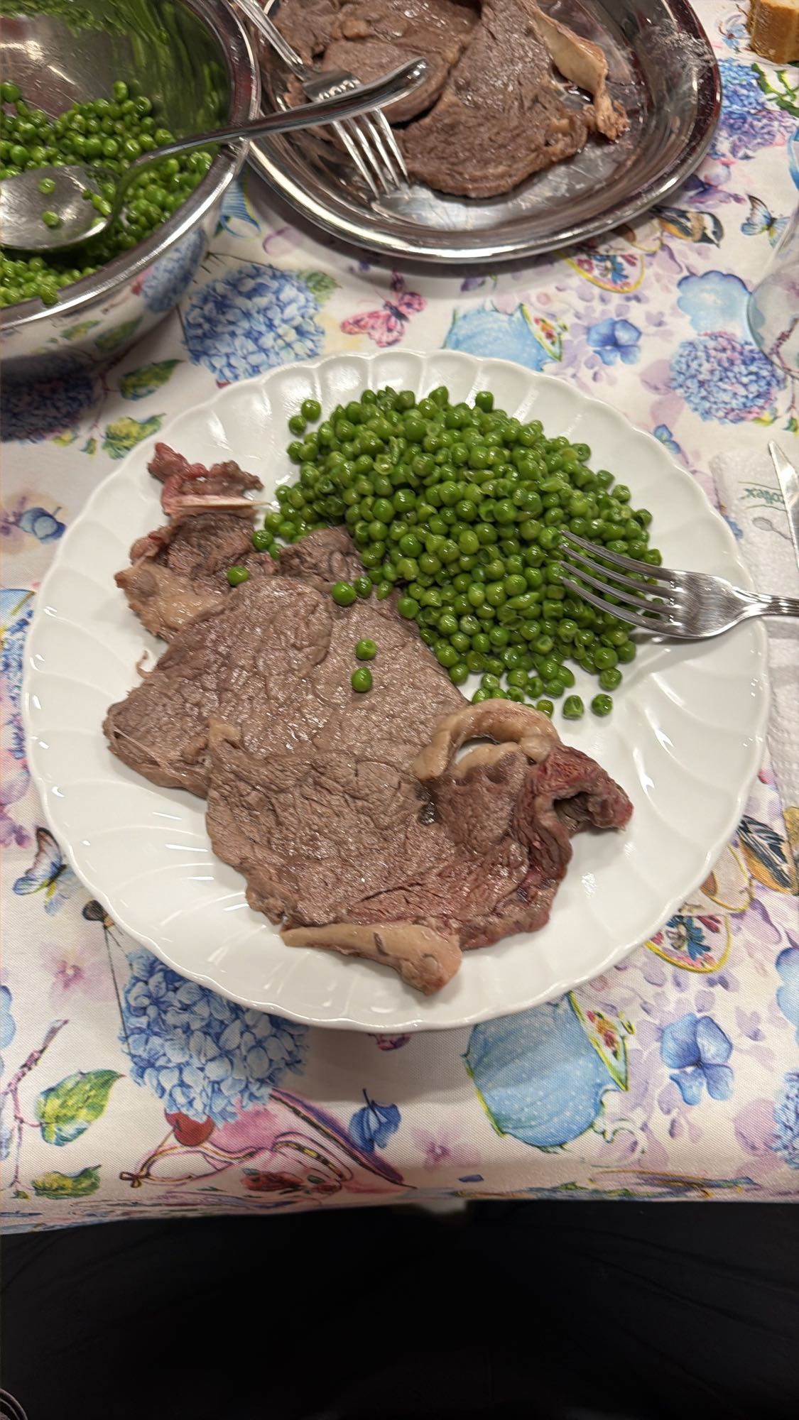 Bistecca e piselli