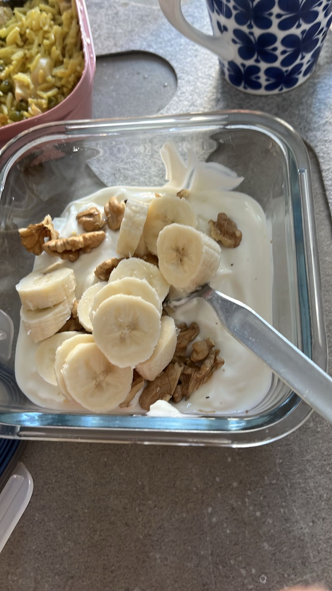 Yoghurt med banan