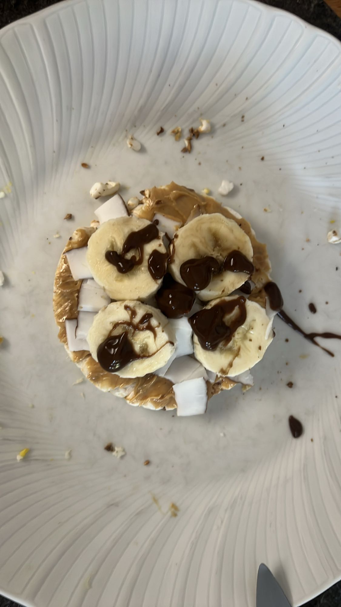 Galletta con banana