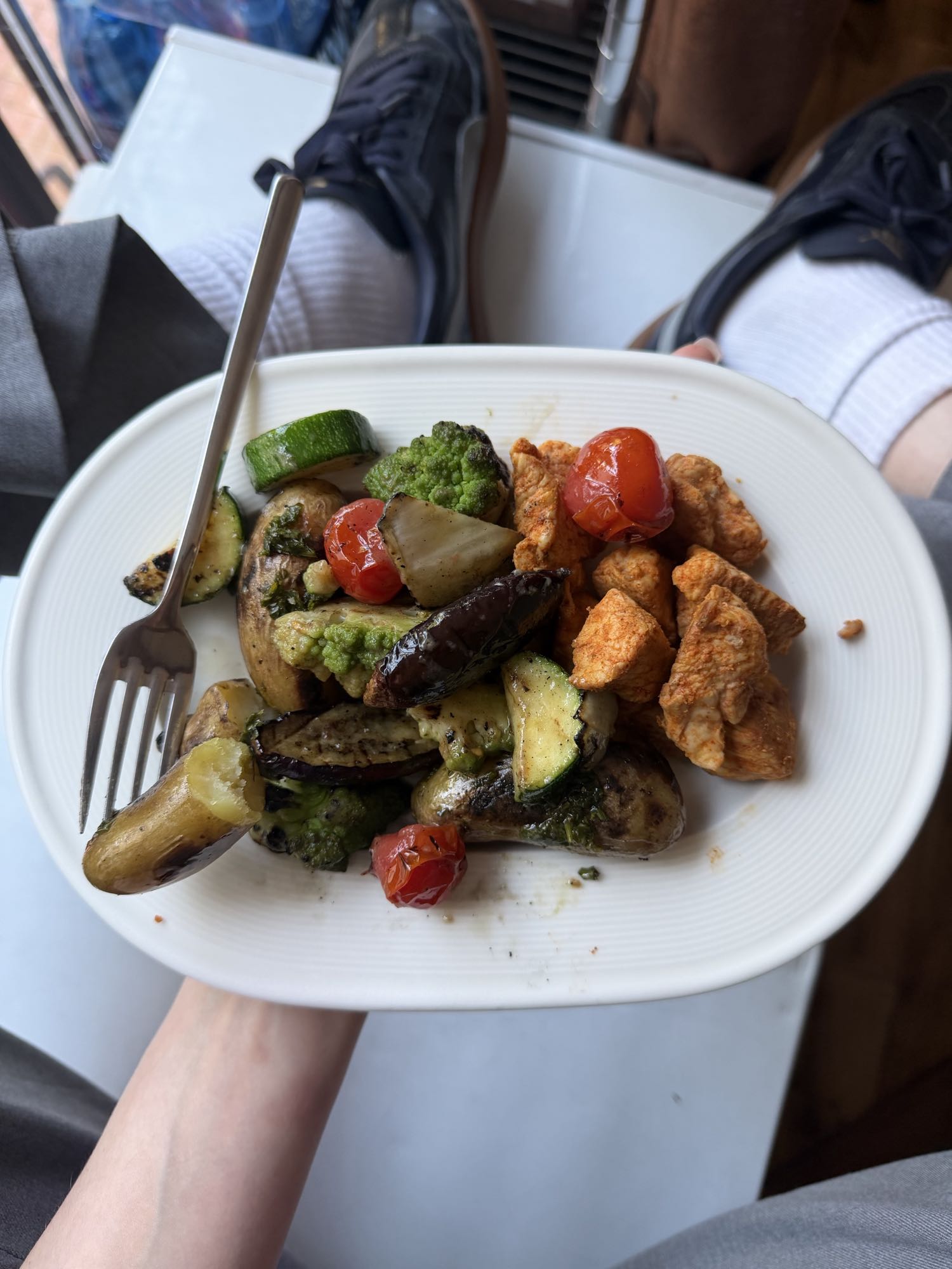 Курица с овощами
