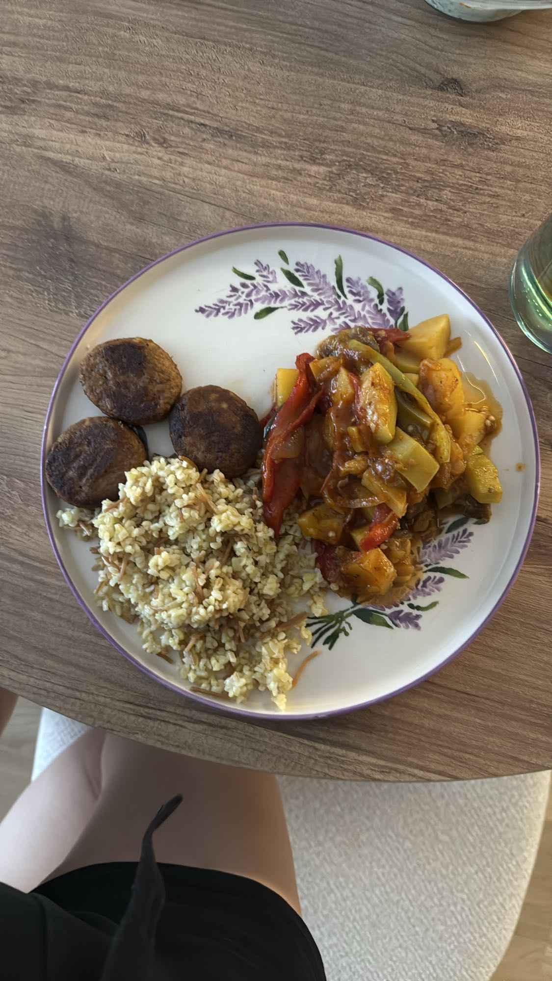 Köfte Bulgur Sebze