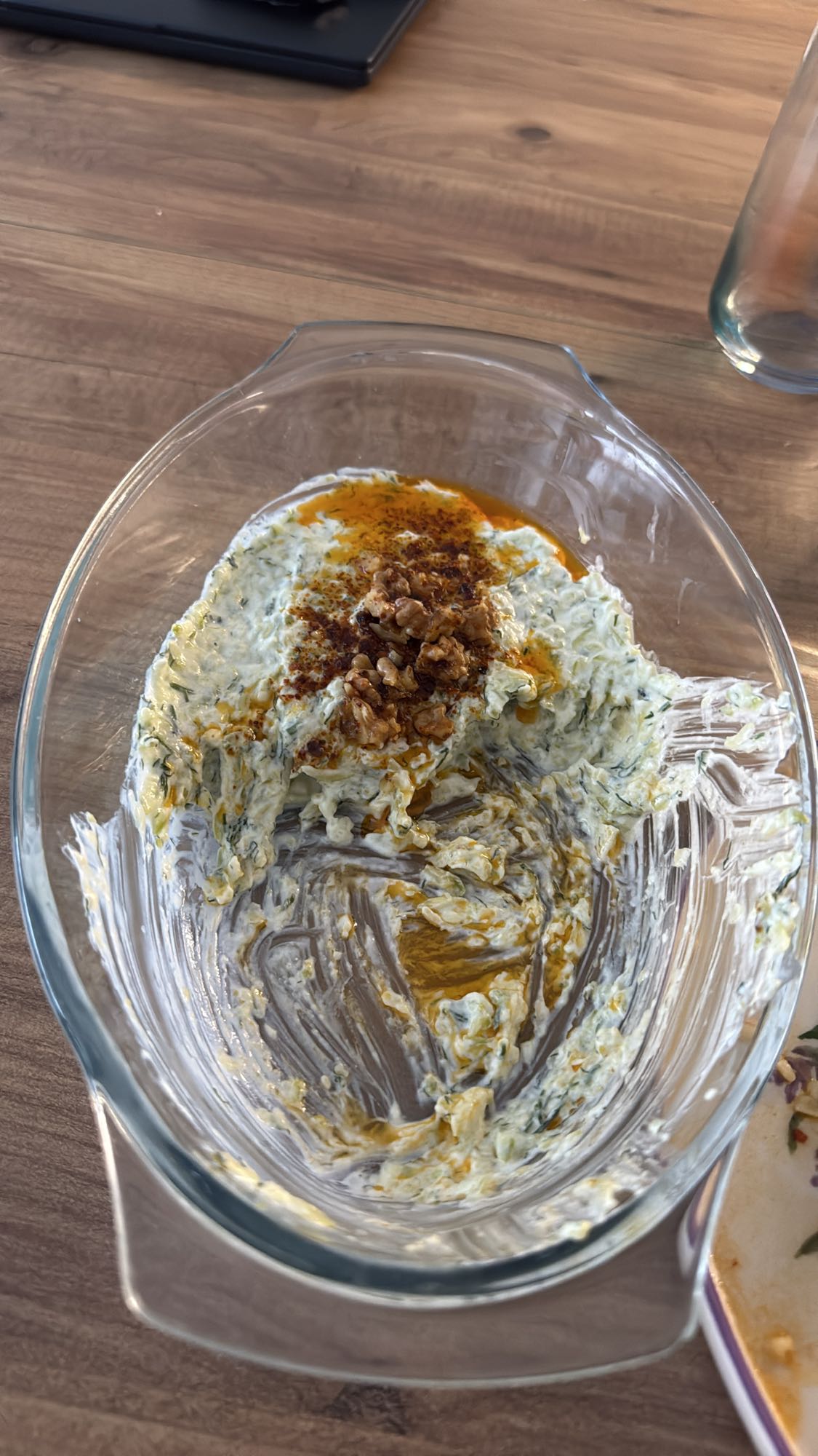 Kabaklı Süzme Yoğurt Mezesi