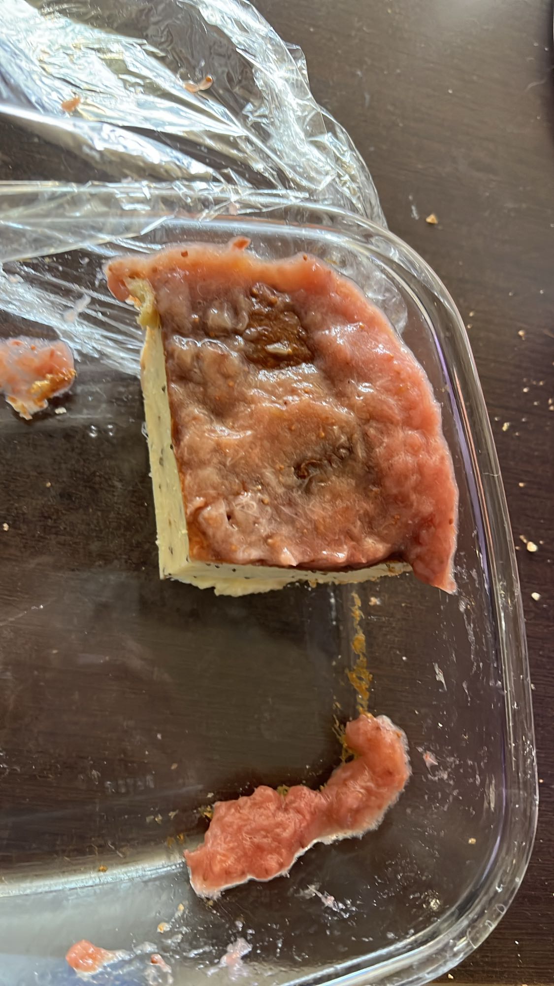tarta de queso y fresa