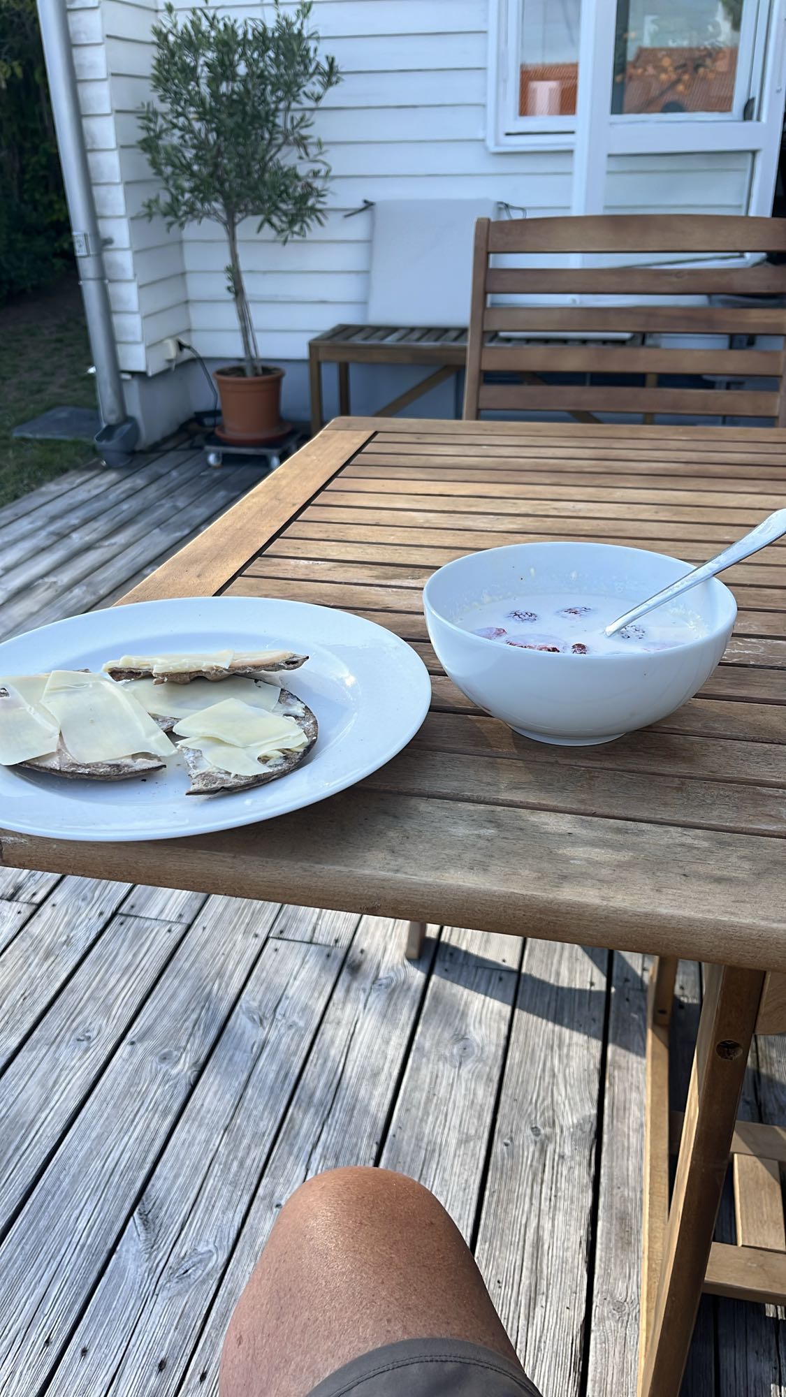 Knäckebröd med ost