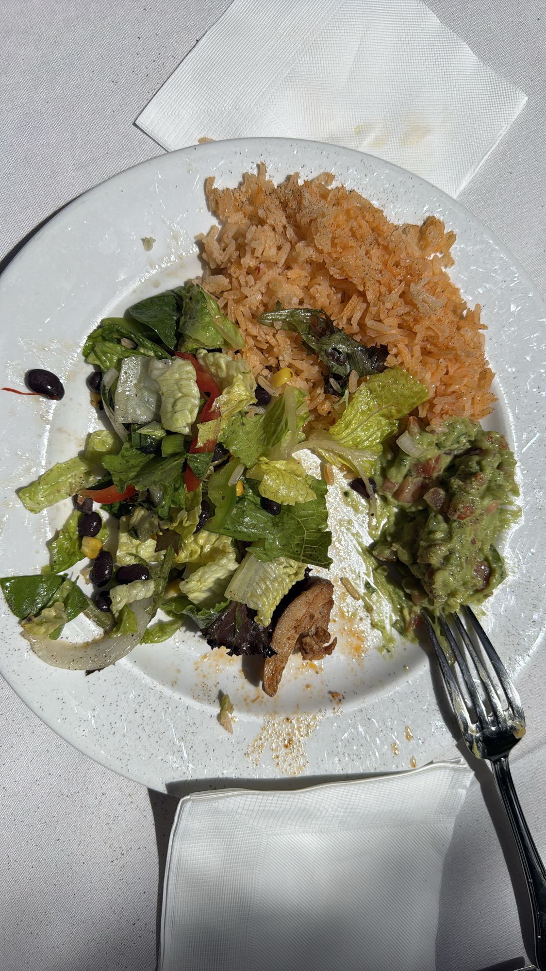 Mexican Rice Salad Plate with Grilled Chicken Breast