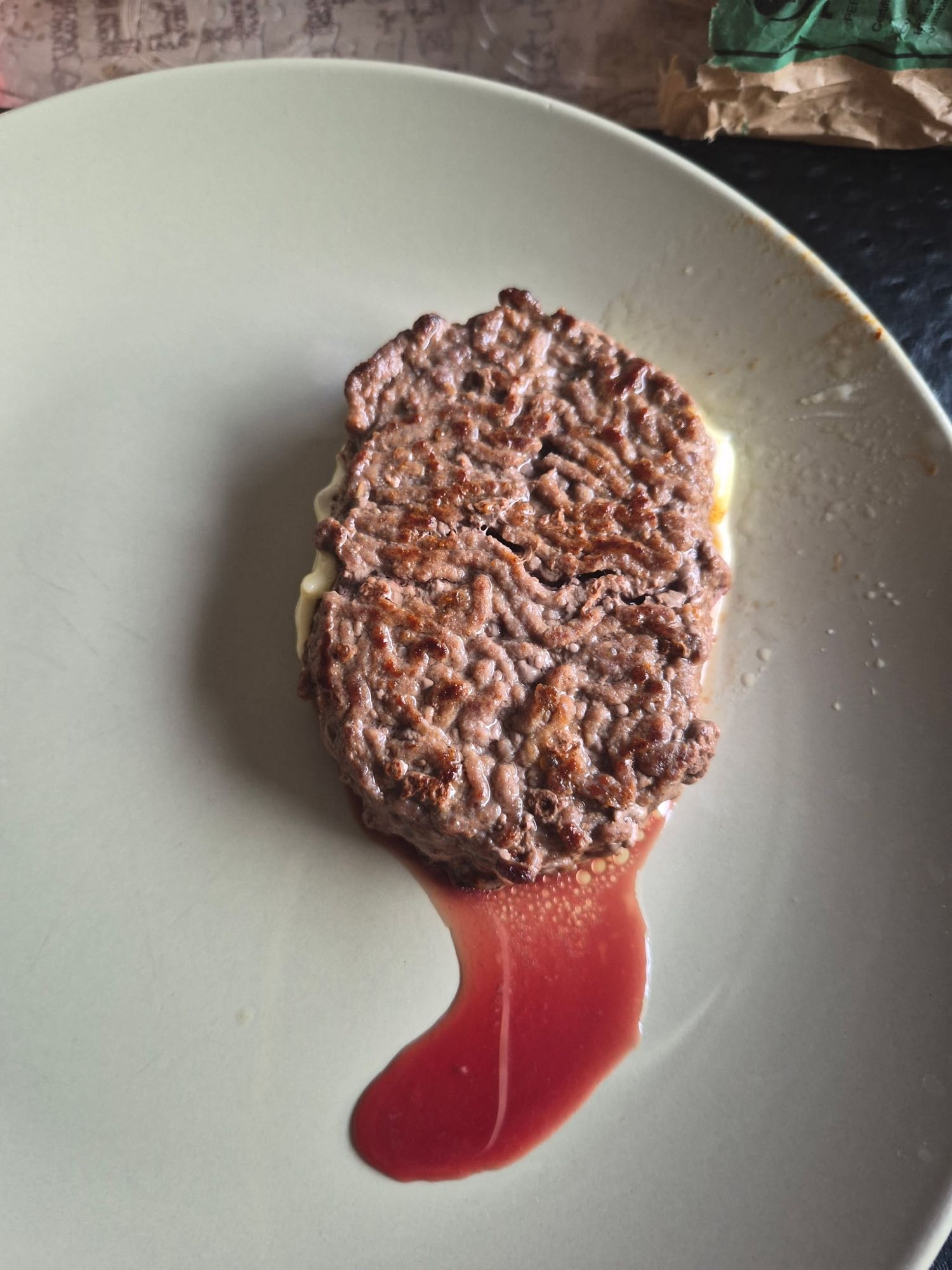 Steak haché au fromage