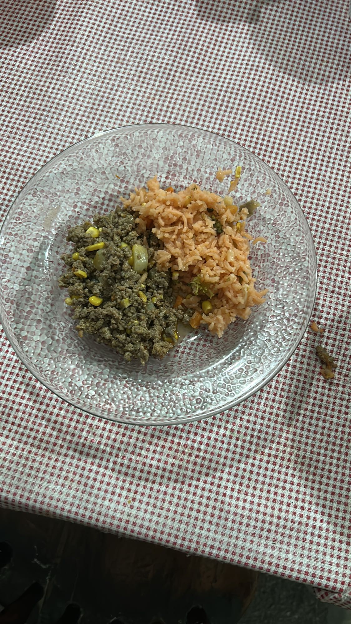 arroz con carne molida