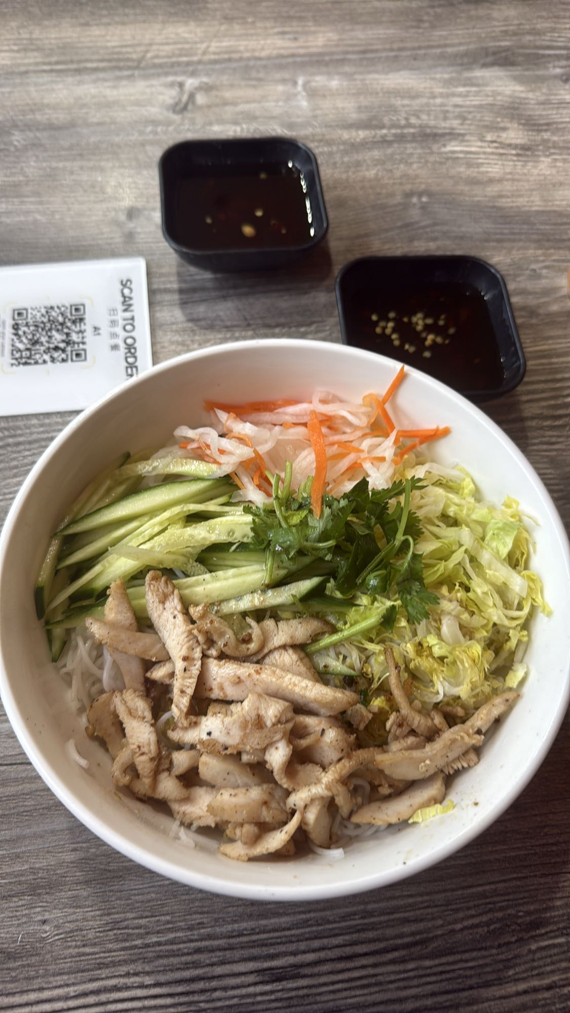 Chicken Rice Noodle Bowl