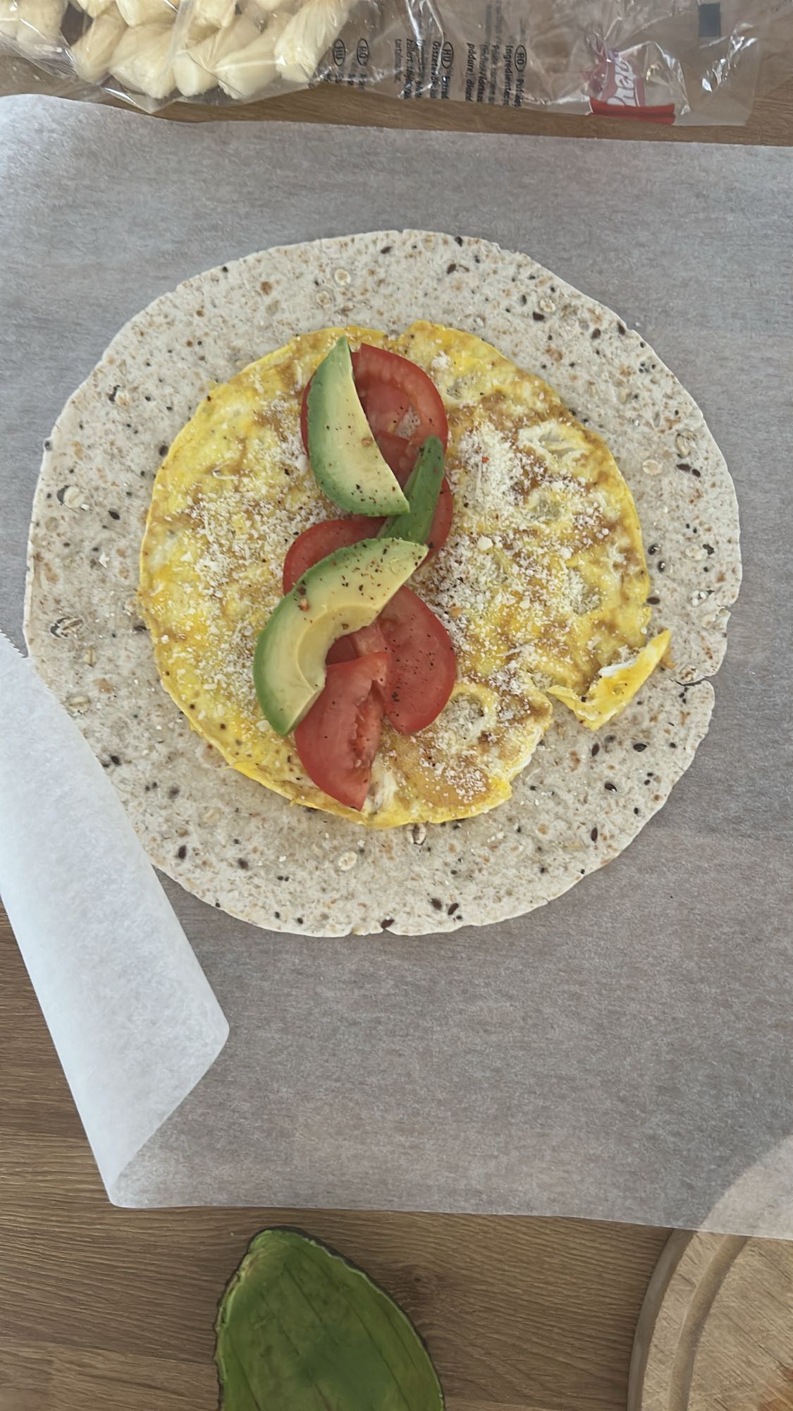 Egg Avocado Wrap