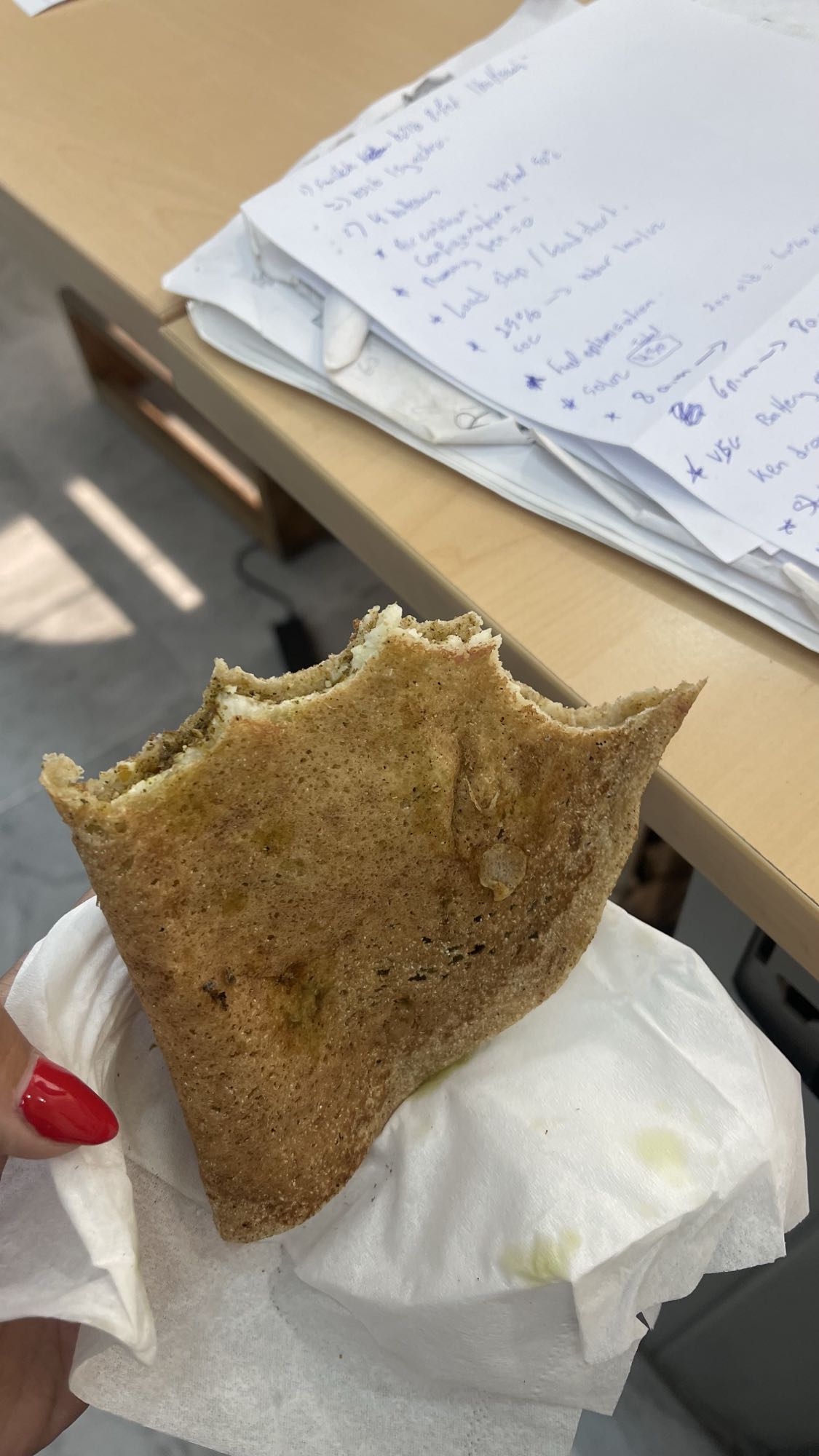 Savory Stuffed Crepe