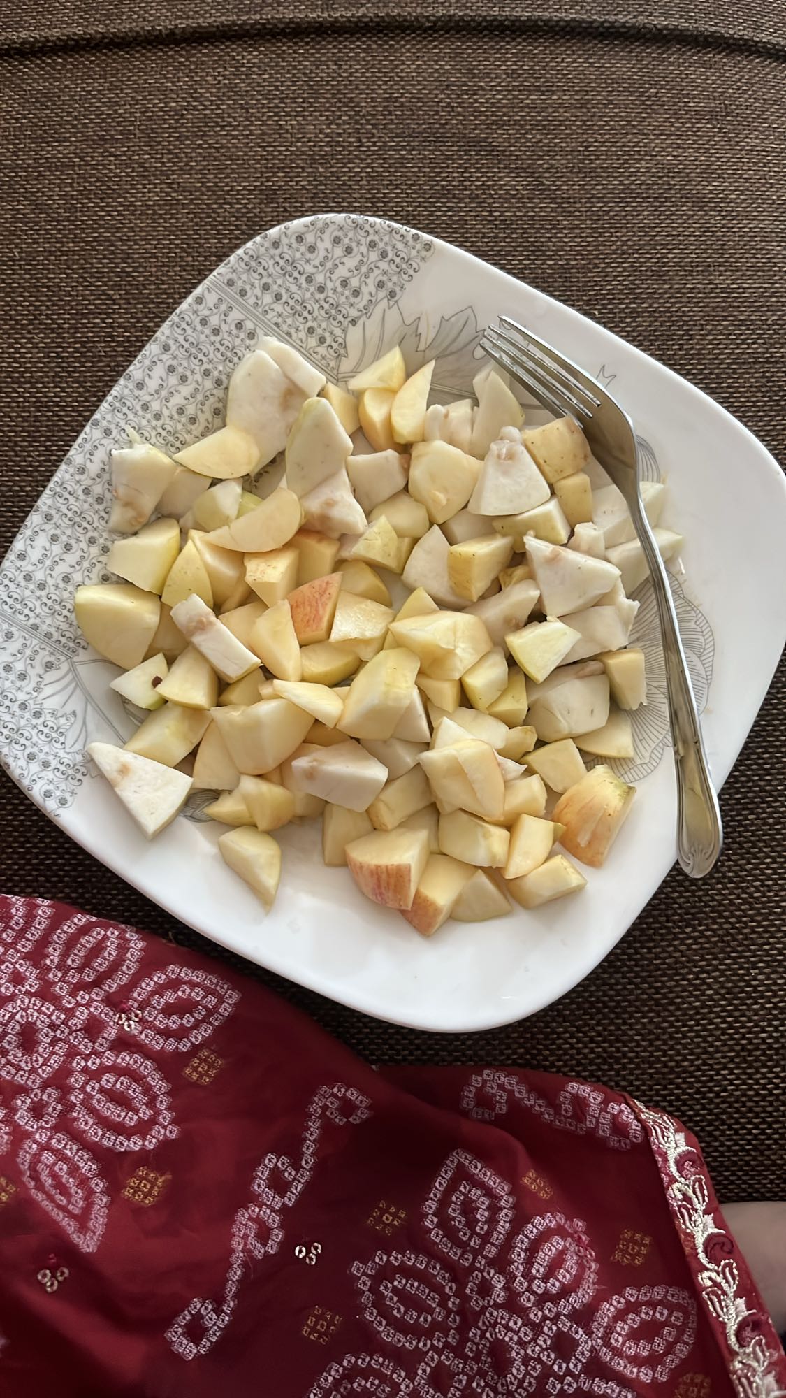 Chopped Apple and Pear
