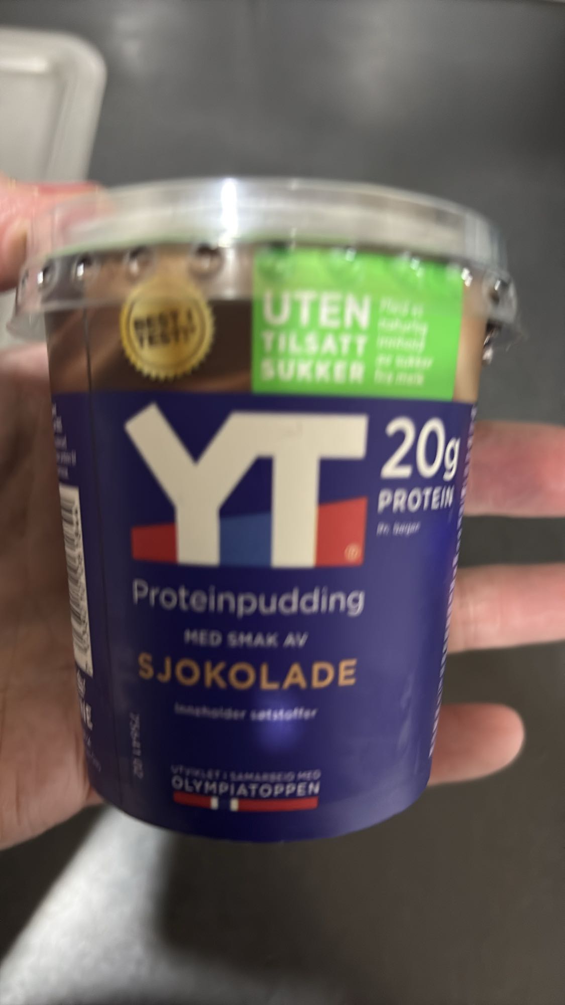 Sjokolade proteinpudding