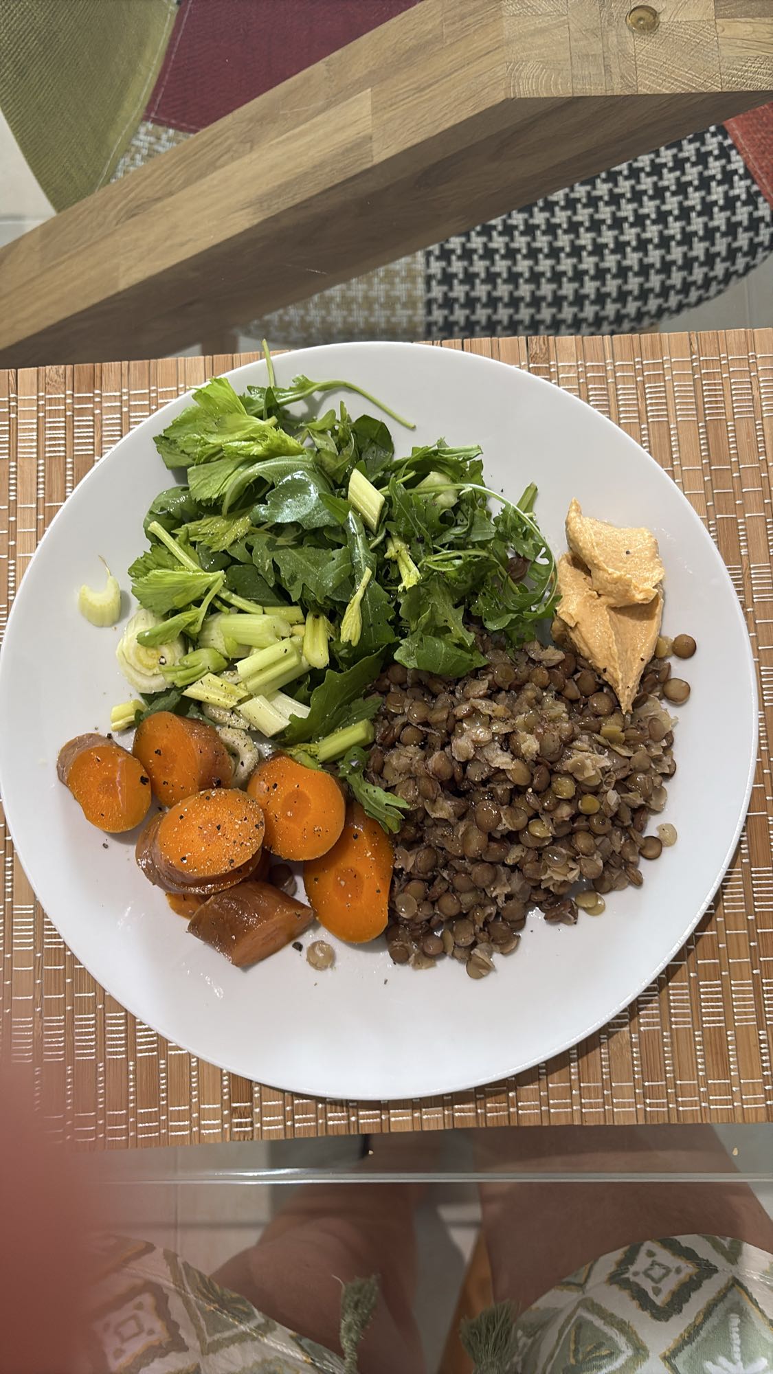 Lentil Veggie Plate