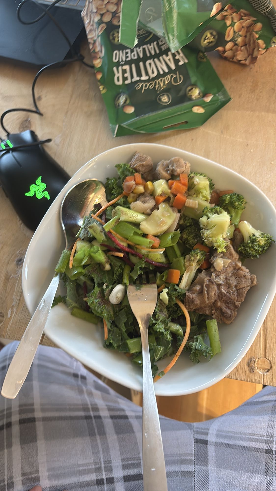 Beef Veggie Salad Bowl