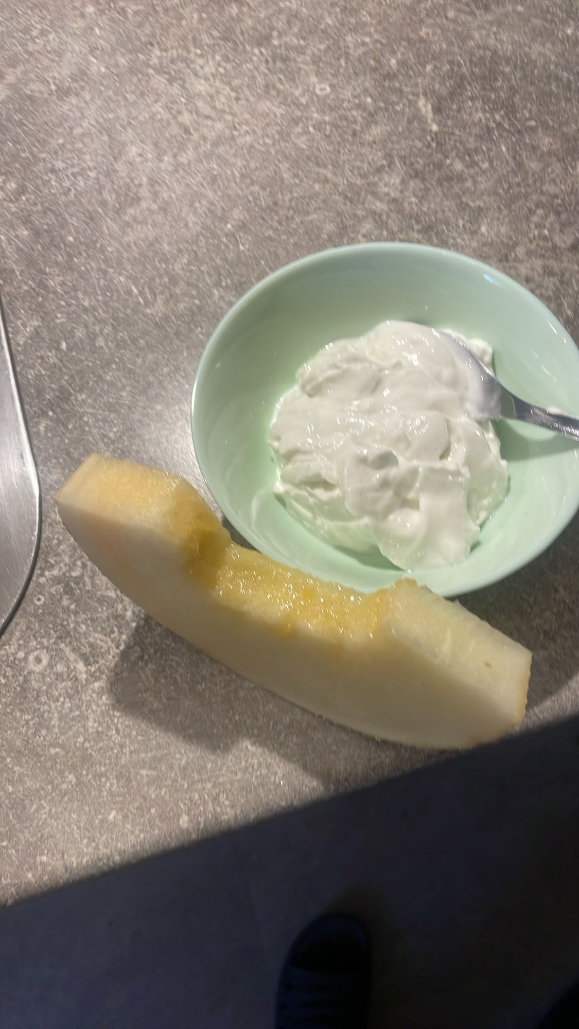 Melon med kvarg