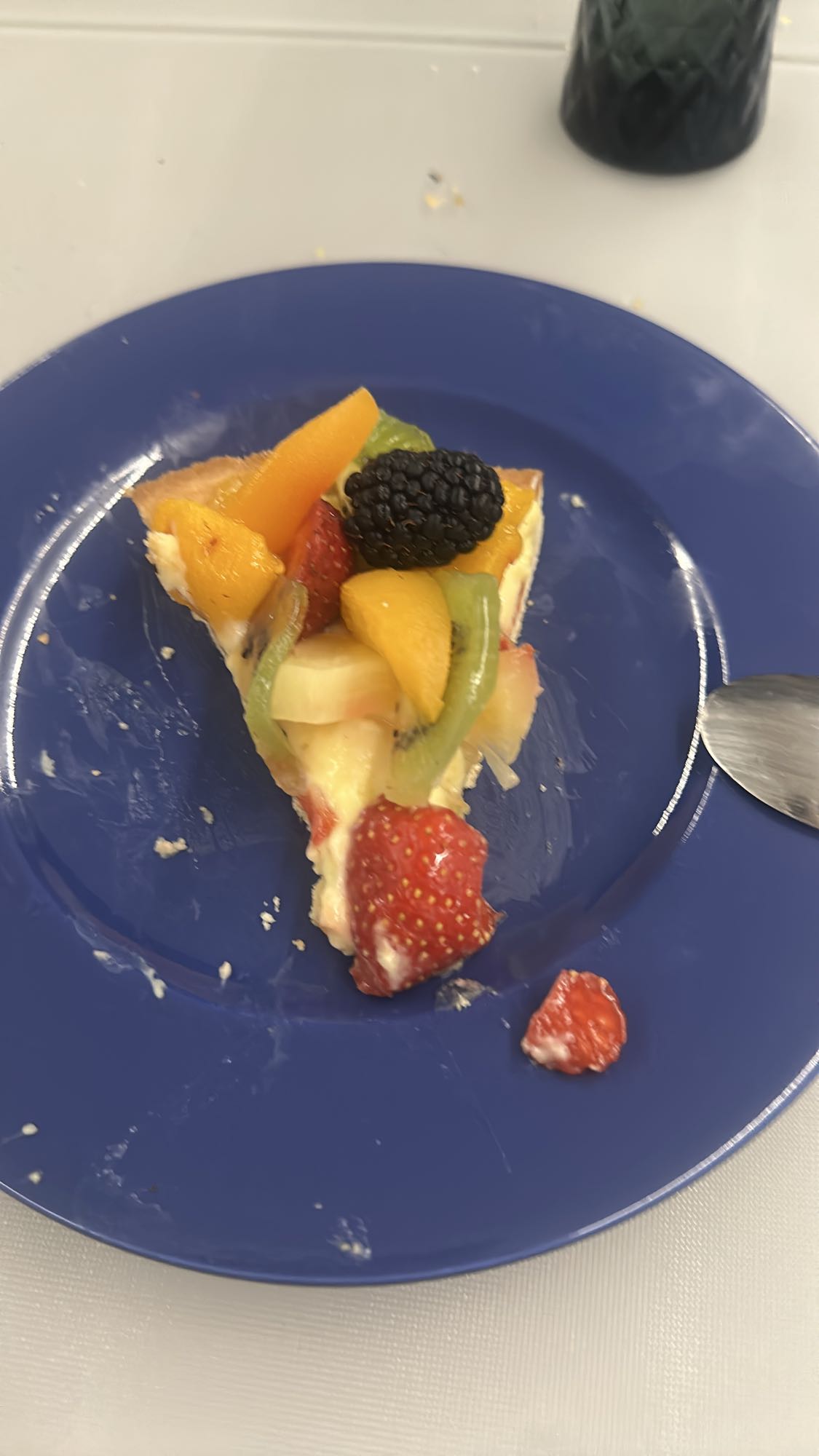 Part de tarte aux fruits